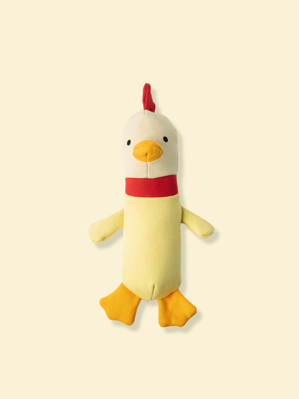 Clucky Plush Chicken Dog Toy – Durable Canvas Crinkle Toy