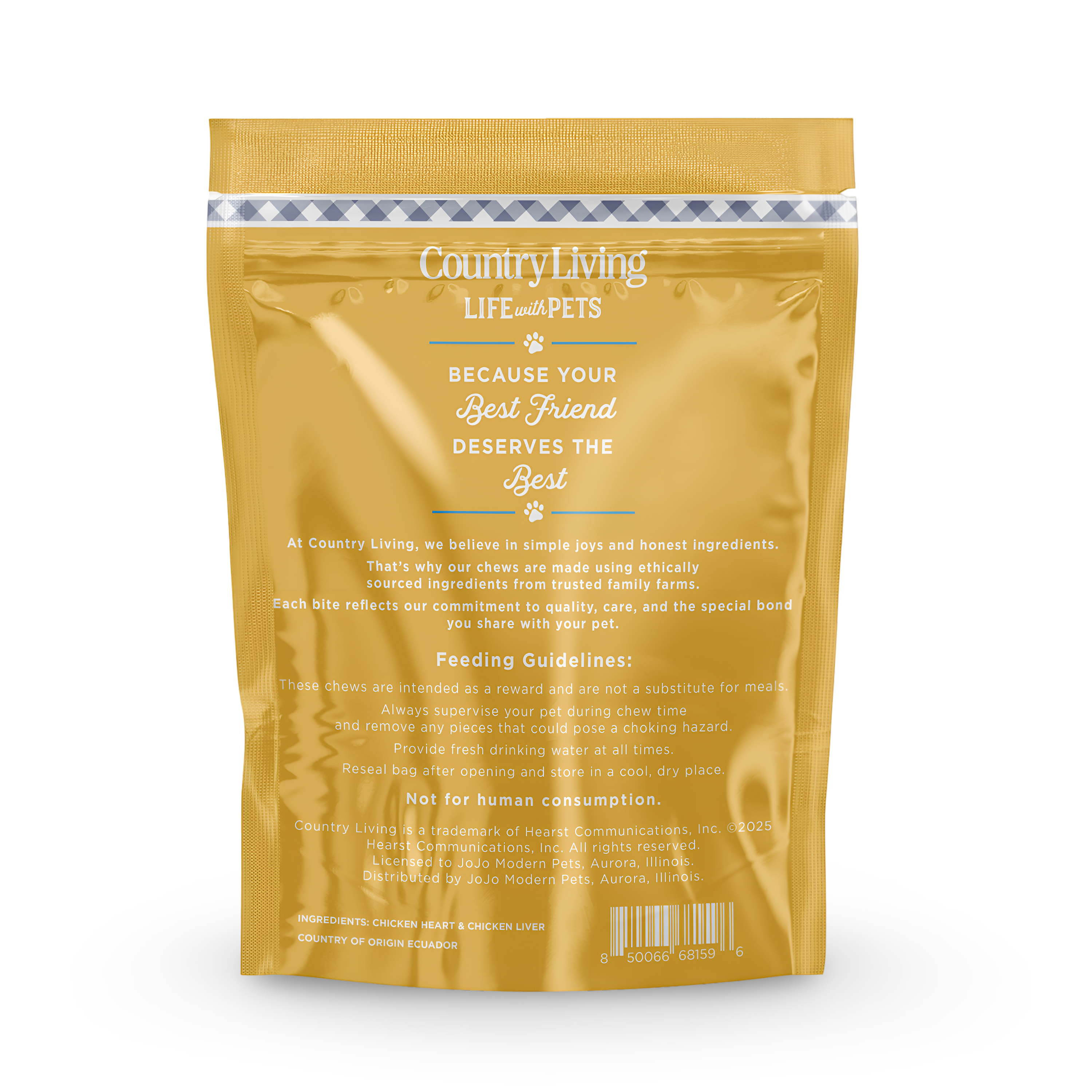 Country Living Dehydrated Chicken Hearts & Livers Dog Treats | 9 oz All-Natural High-Protein Grain-Free Single-Ingredient Treats