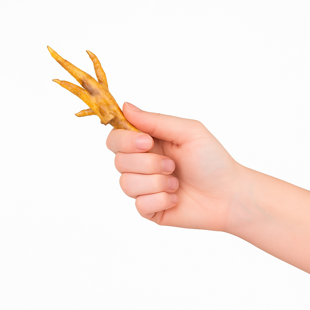 Freezbone Whole Chicken Feet – Human-Grade Single-Ingredient Dental Treats for Dogs