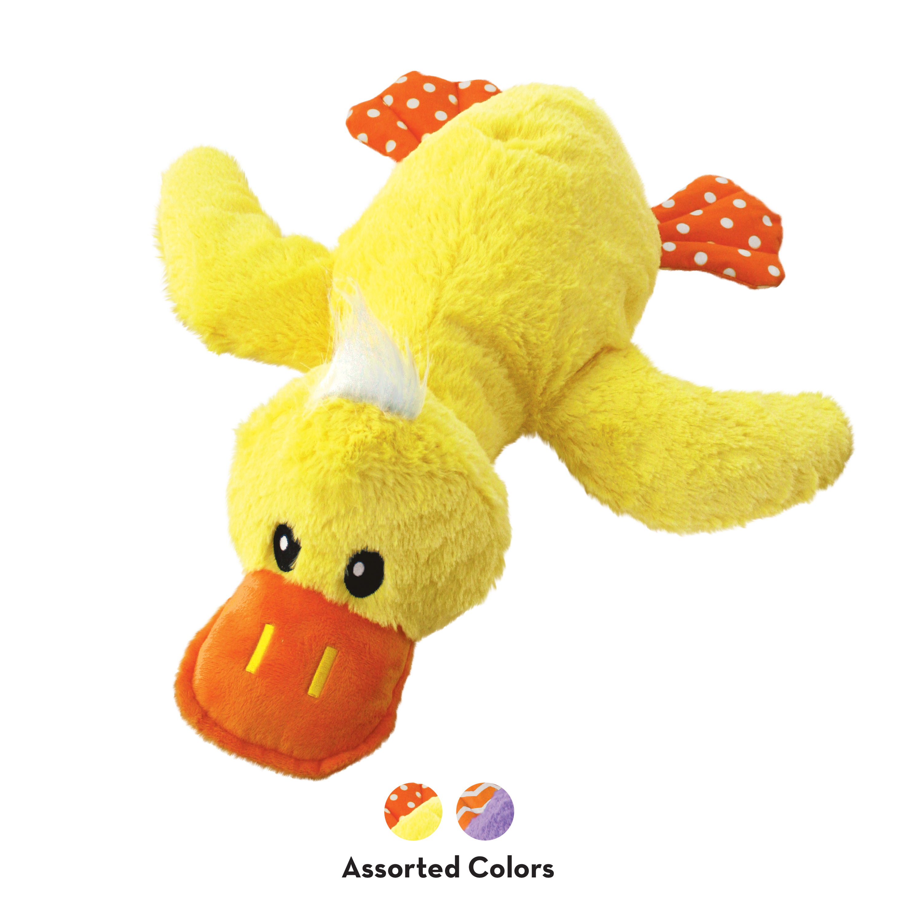 KONG Comfort Jumbo Duck – XL Plush Dog Toy for Cuddling & Play