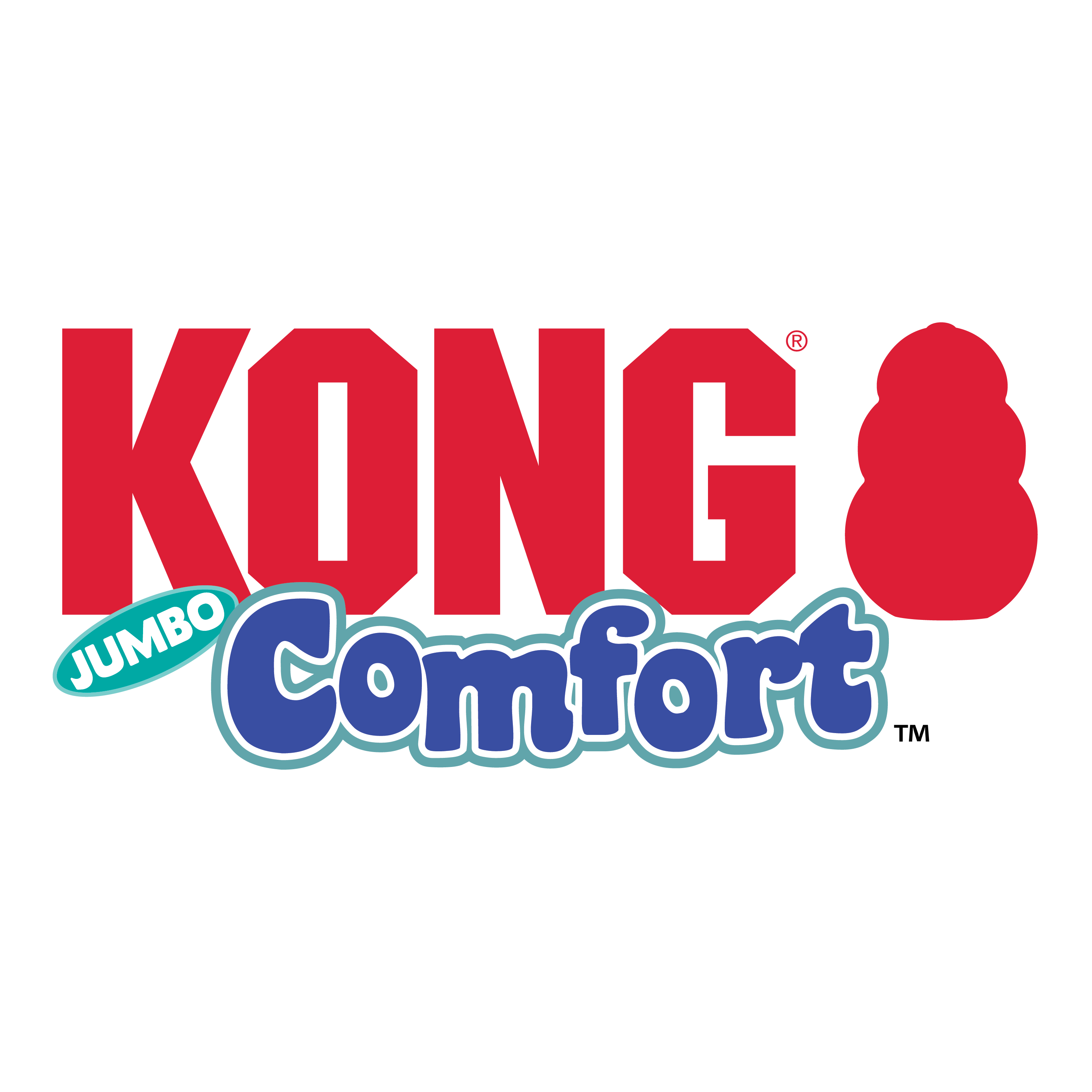 KONG Comfort Jumbo Duck – XL Plush Dog Toy for Cuddling & Play