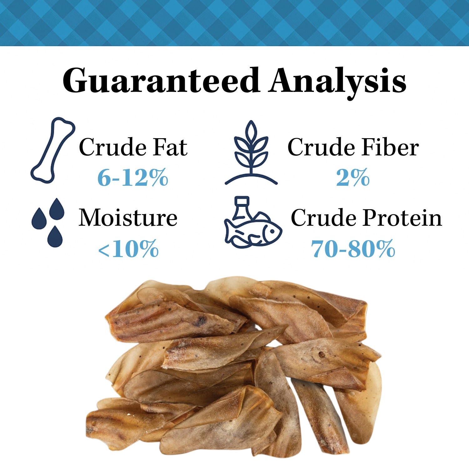 Country Living Natural Cow Ears Dog Chews | 10-Pack All-Natural Long-Lasting Rawhide-Free Treats