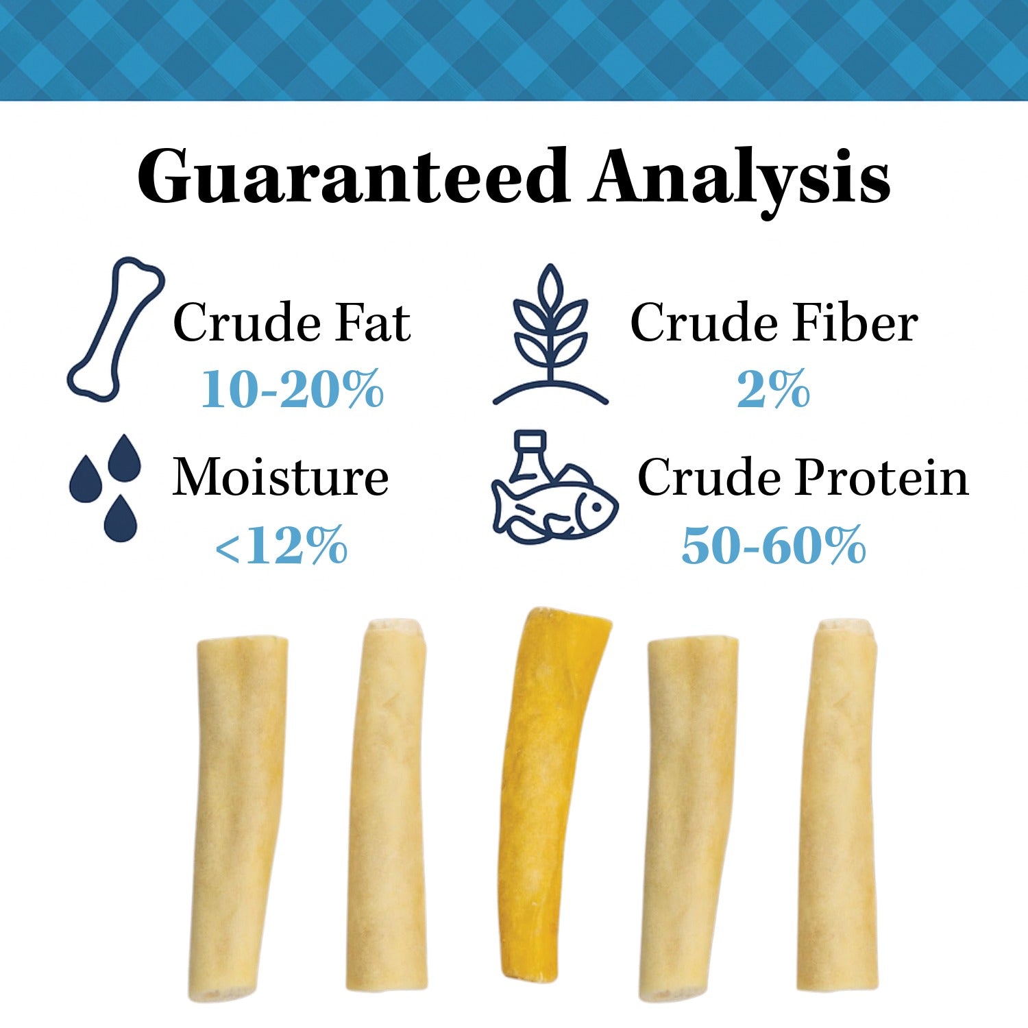 Country Living 5”–7” Cow Tails Dog Chews | 10-Pack All-Natural Long-Lasting High-Protein Rawhide-Free Beef Treats