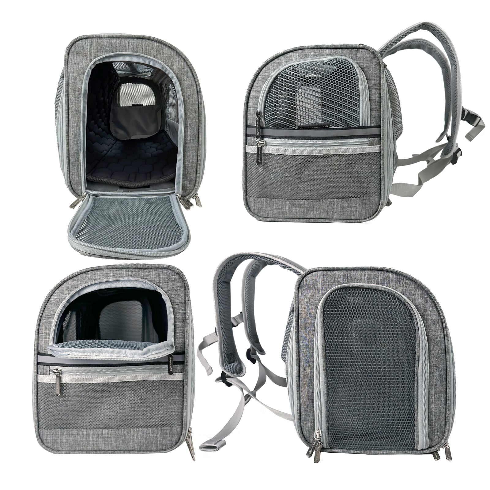 Mr. Peanut’s Monterey Series Horizontal Backpack Pet Carrier – Airline Approved & Travel Ready