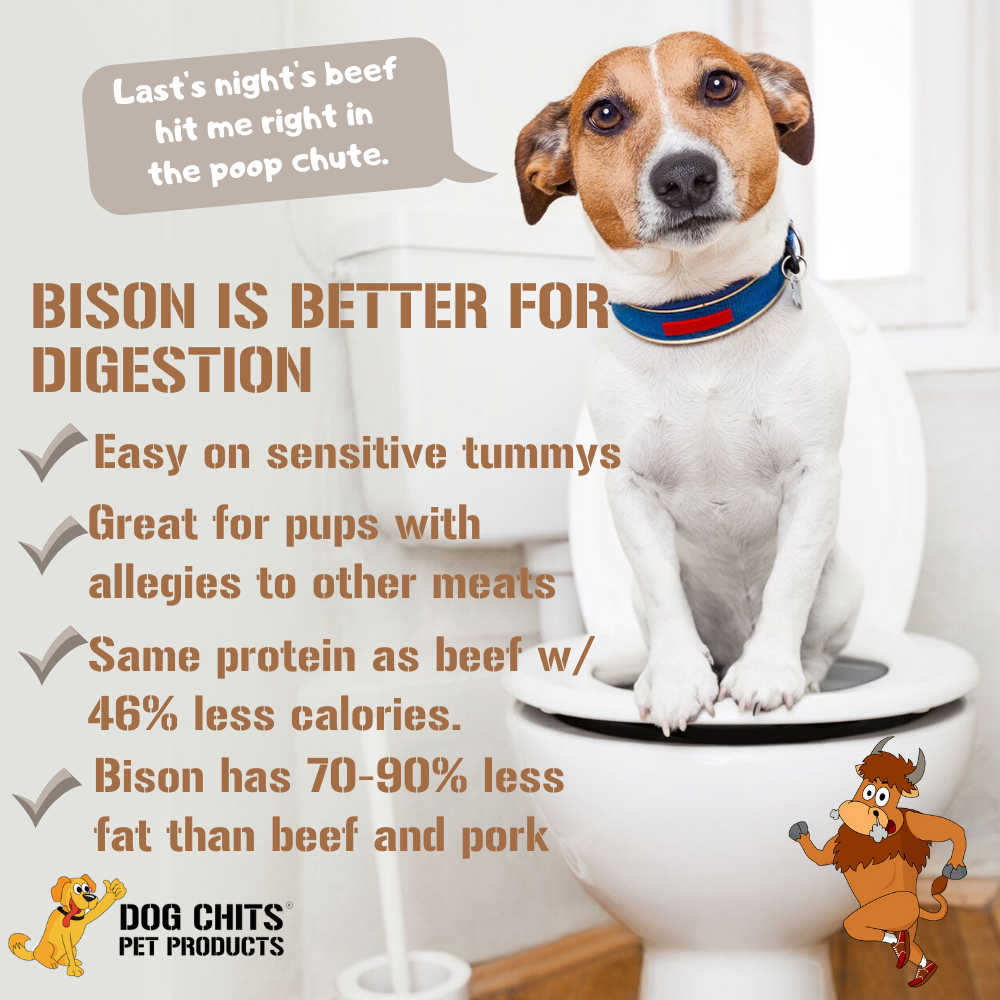 Bison Lung Fillet Dog Treats – 100% USA-Sourced, High-Protein, Low-Fat Training Rewards