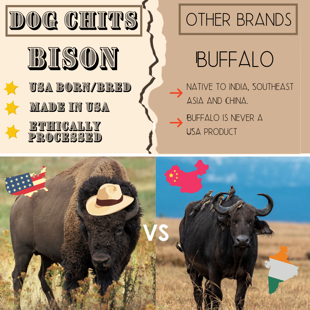 Bison Lung Fillet Dog Treats – 100% USA-Sourced, High-Protein, Low-Fat Training Rewards