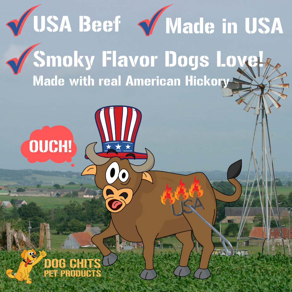 All-Natural Beef Trachea Dog Treats – 1 lb Bag (3"-4" Crunchy Chews)