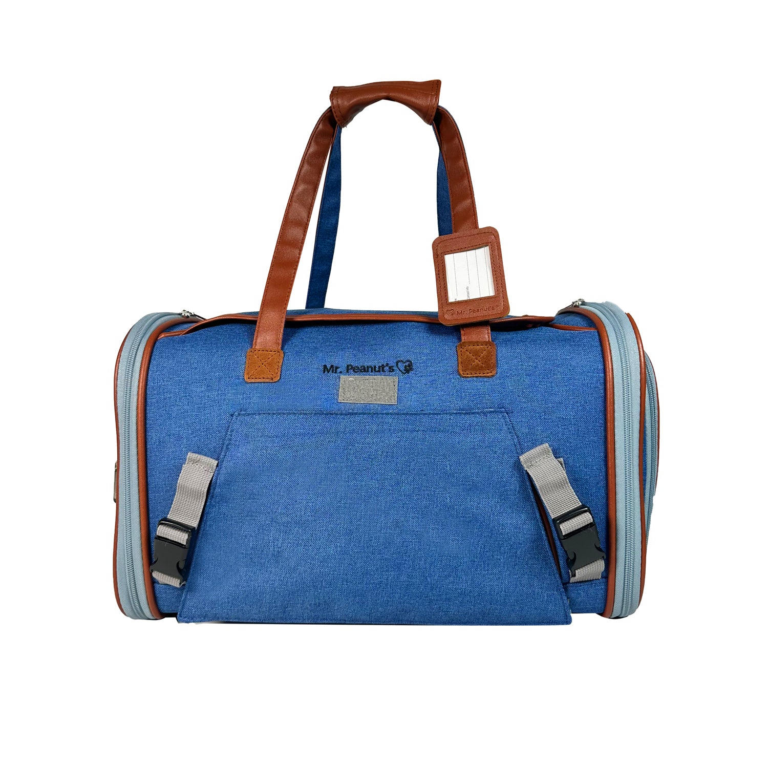 Mr. Peanut’s Gold Series Expandable Pet Carrier – Airline Compliant Soft-Sided Travel Bag for Small Dogs & Cats