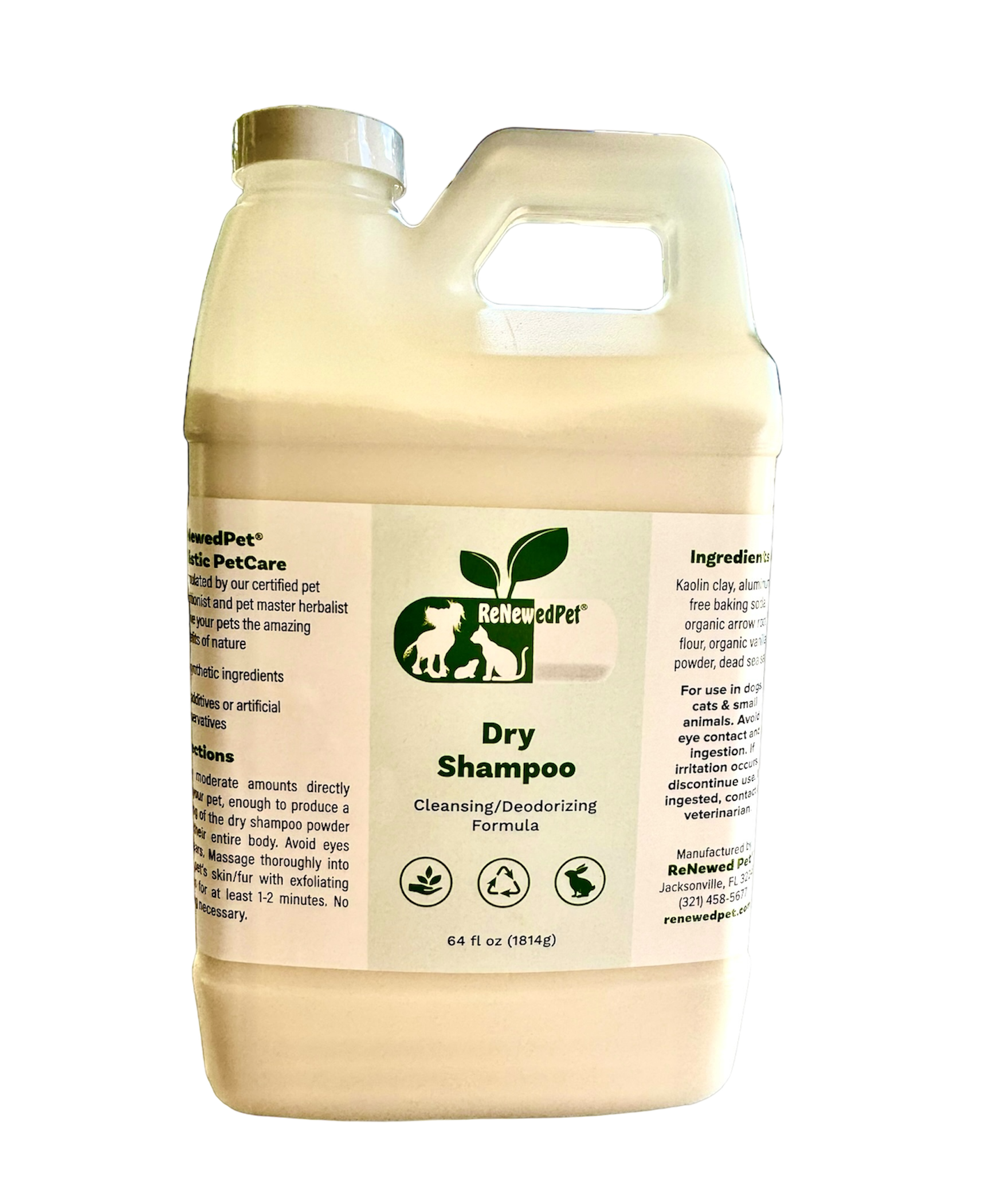 4-All Pets Natural Dry Shampoo – Waterless Grooming for Dogs & Cats
