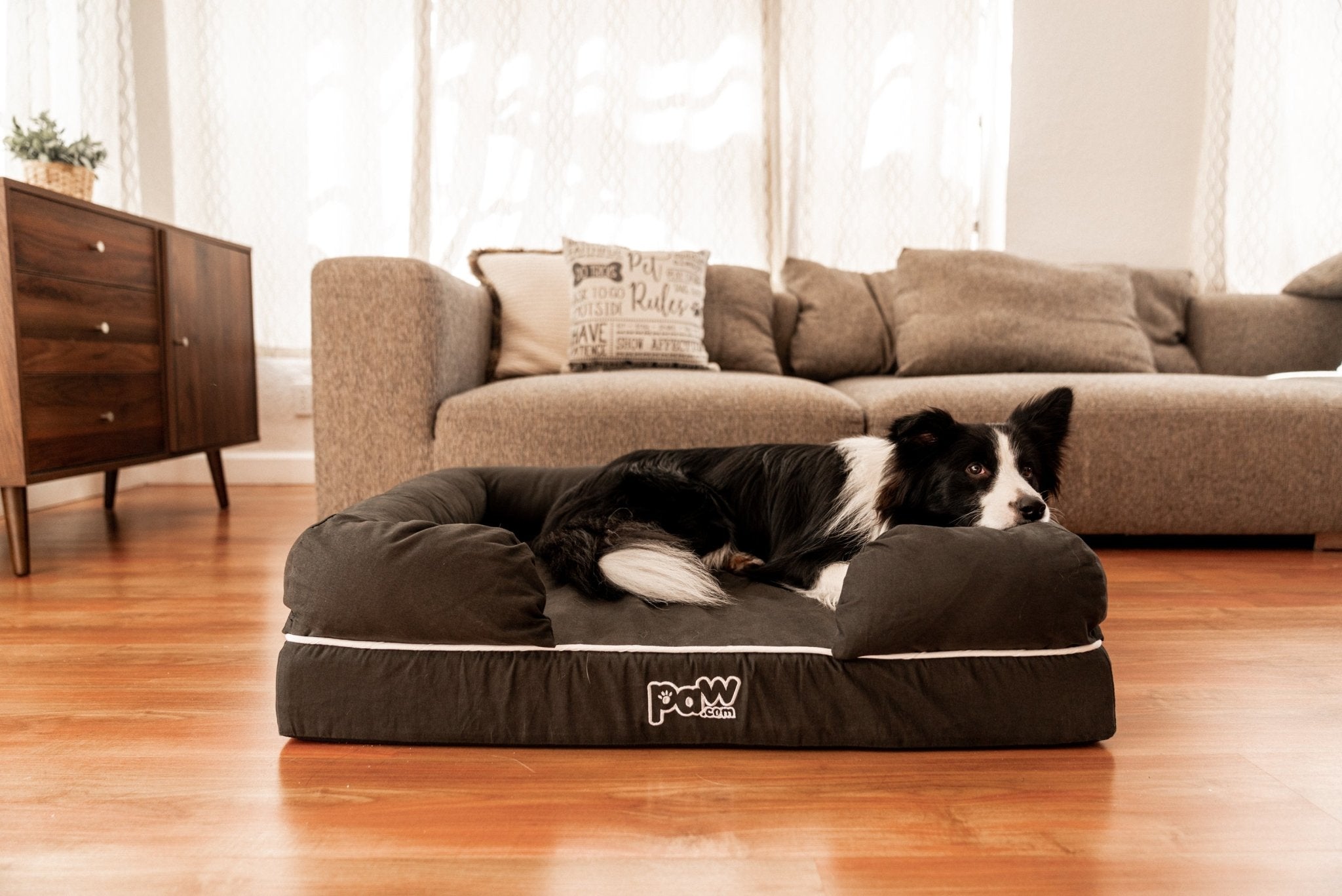 PupLounge™ Memory Foam Dog Bed Replacement Cover – Removable, Washable & Non-Slip