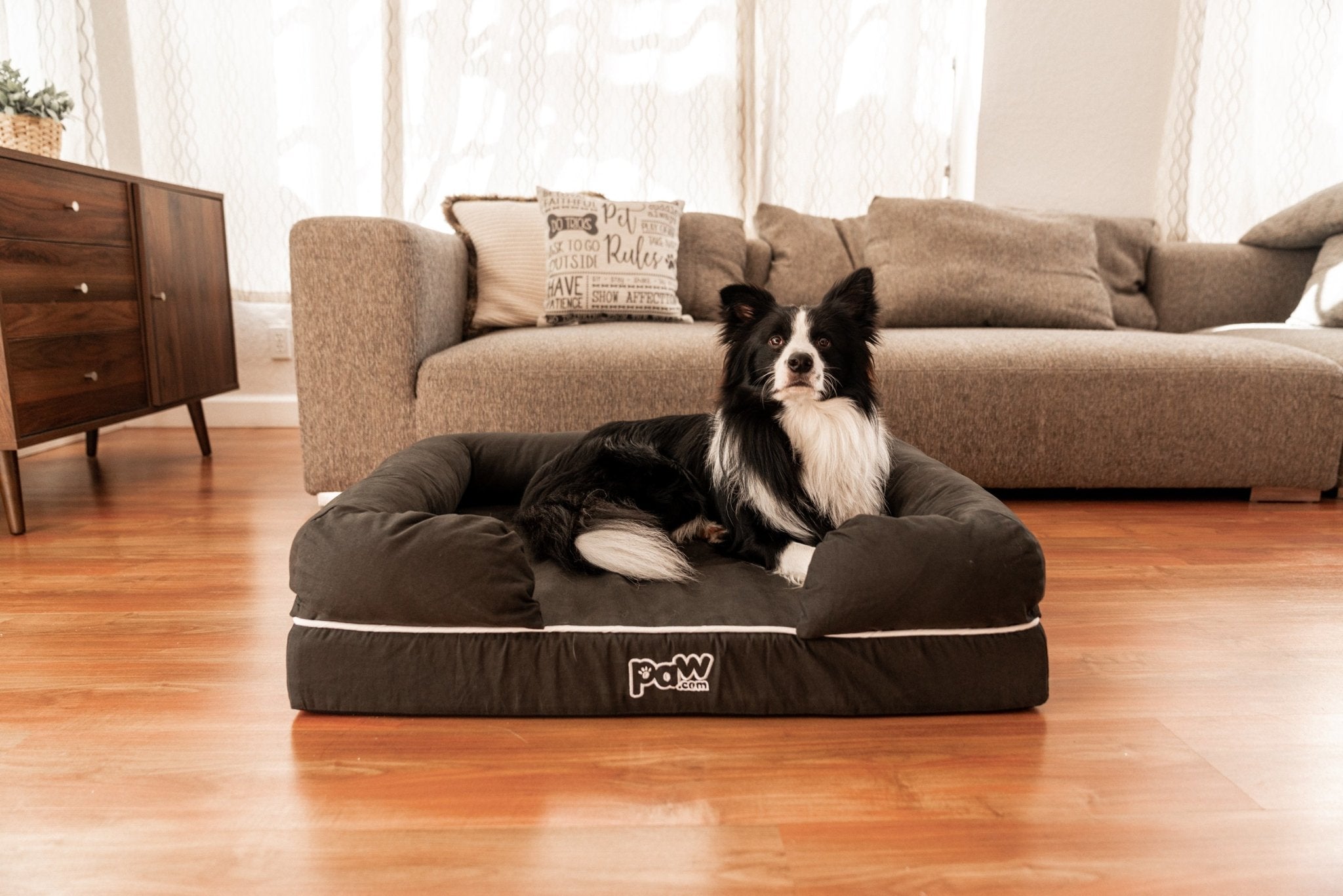 PupLounge™ Memory Foam Dog Bed Replacement Cover – Removable, Washable & Non-Slip