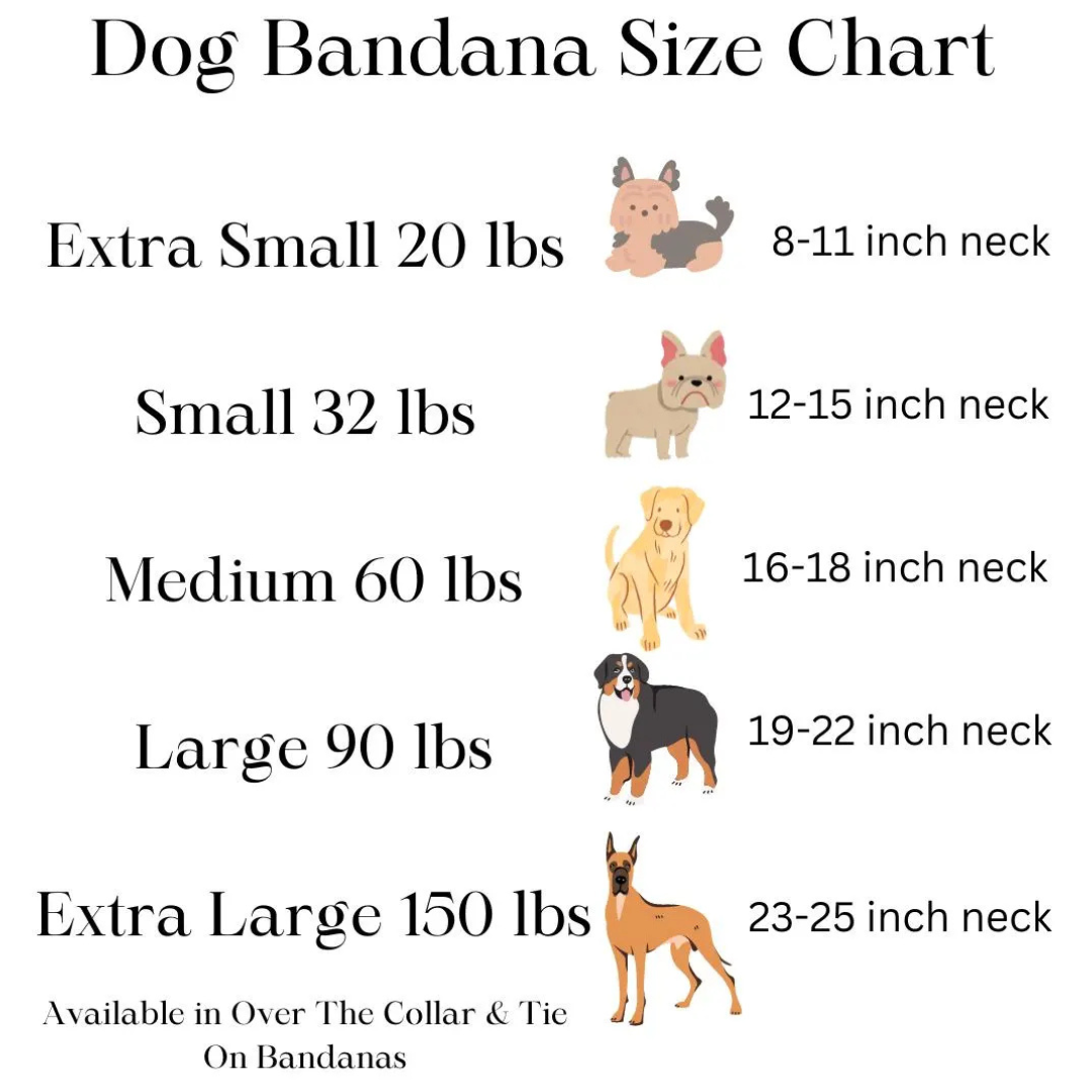 Camping Dog Bandana – Personalized Outdoor Adventure Bandana for Hiking Dogs