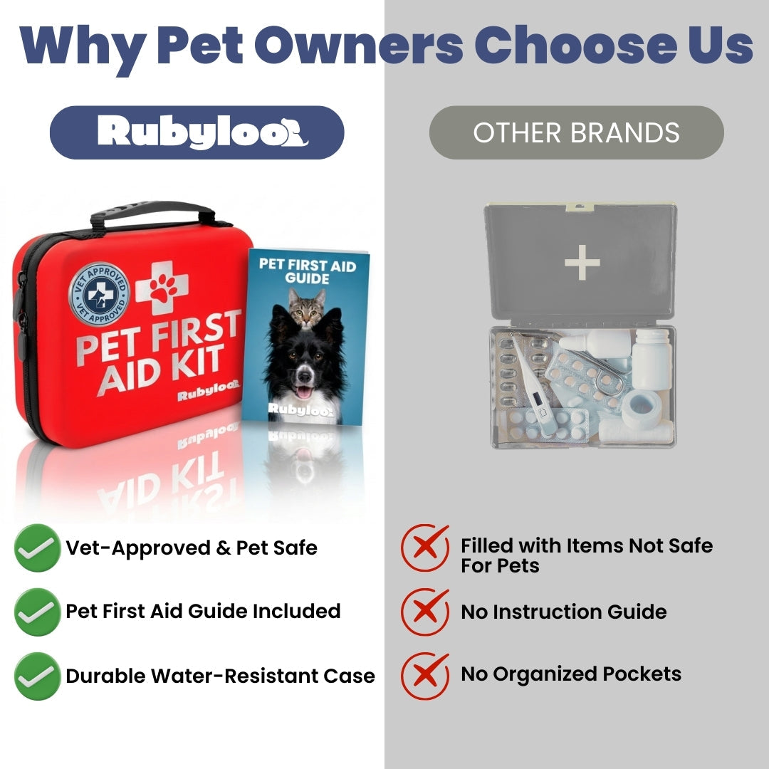 Pet First Aid Kit for Dogs & Cats – Vet-Approved Emergency Essentials for Travel, Hiking & Home