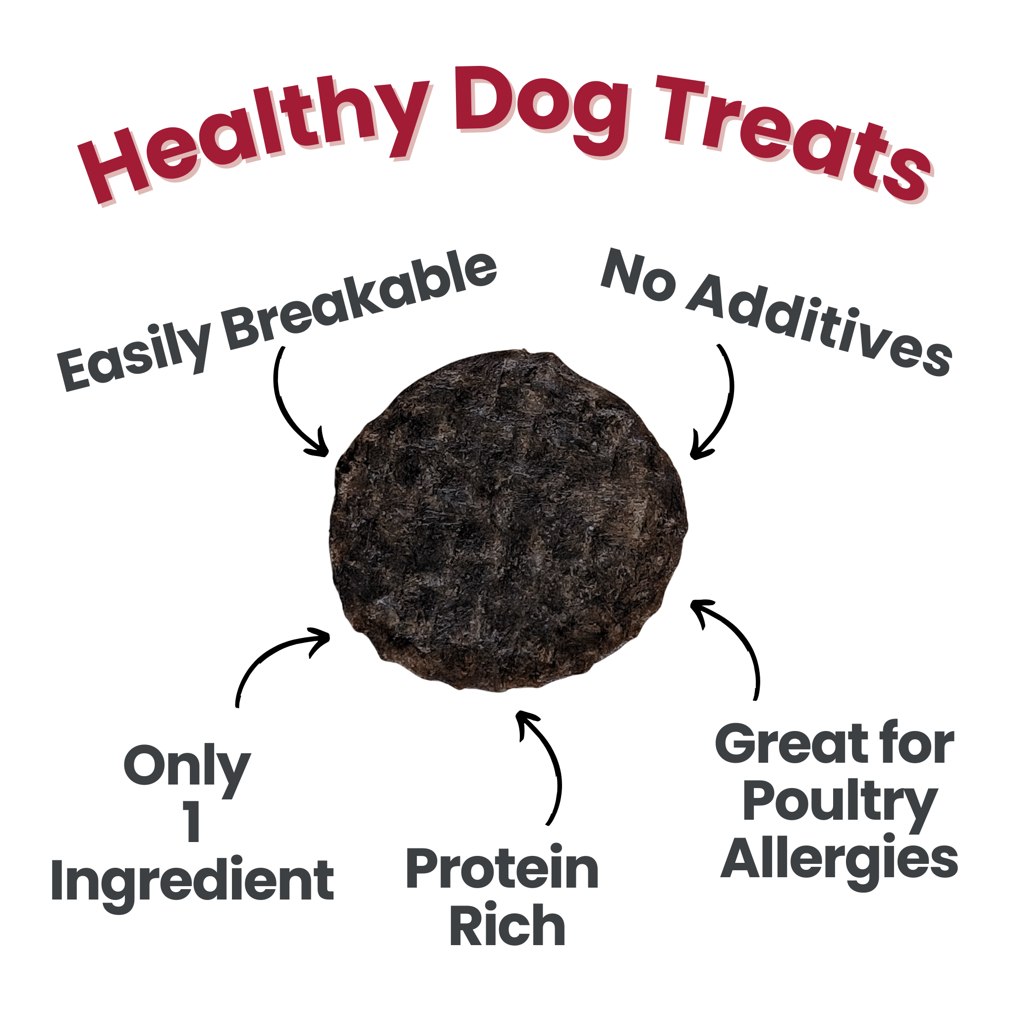 All-Natural Beef Chips for Dogs – High-Protein Dog Treats Made in the USA