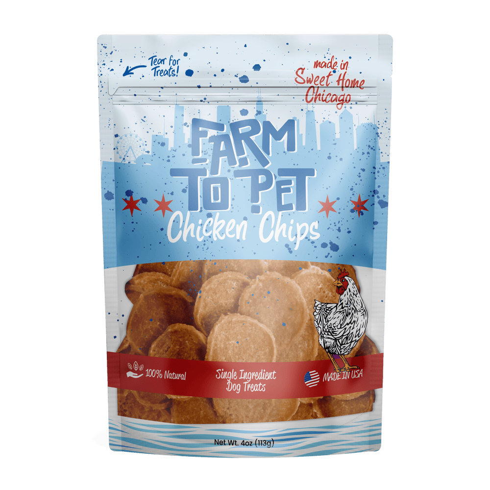 Chicago Chicken Chips for Dogs – All-Natural, High-Protein Dog Treats Made in the USA