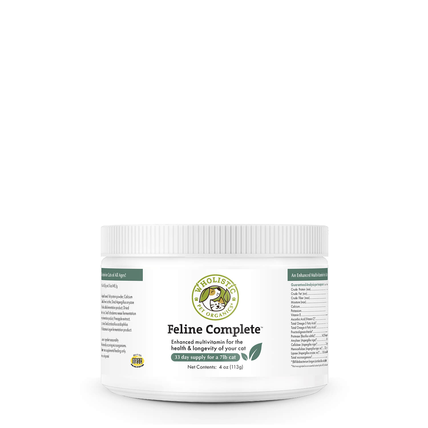 Wholistic Feline Complete™ – All-in-One Daily Superfood Supplement for Cats