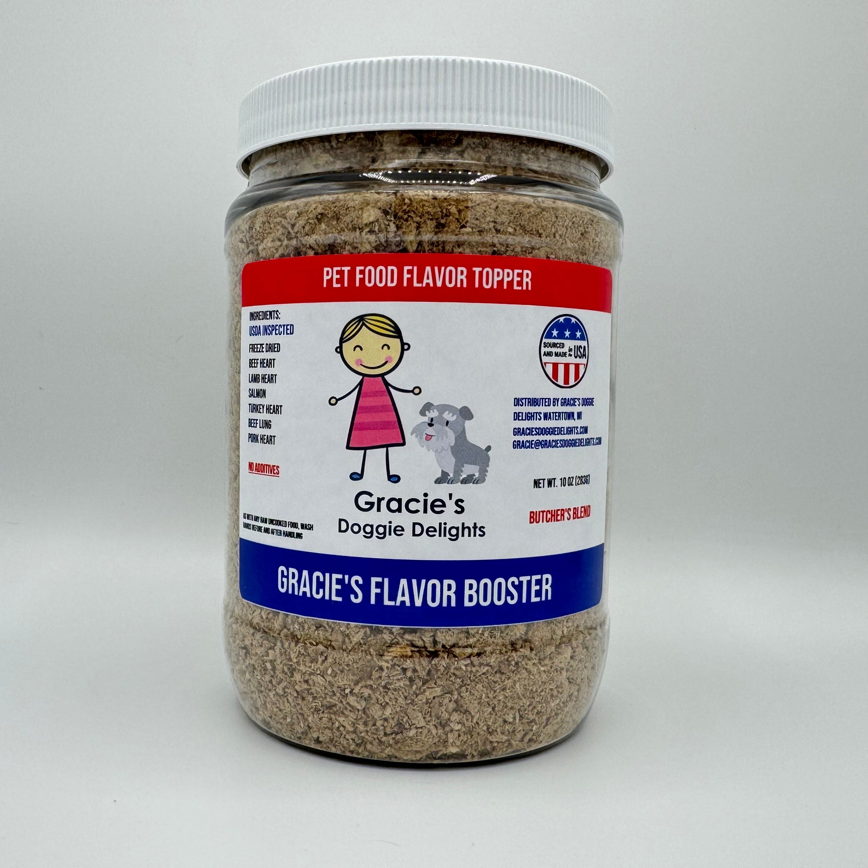 Gracie’s Flavor Booster Pet Food Toppers – All-Natural Freeze-Dried Enhancers
