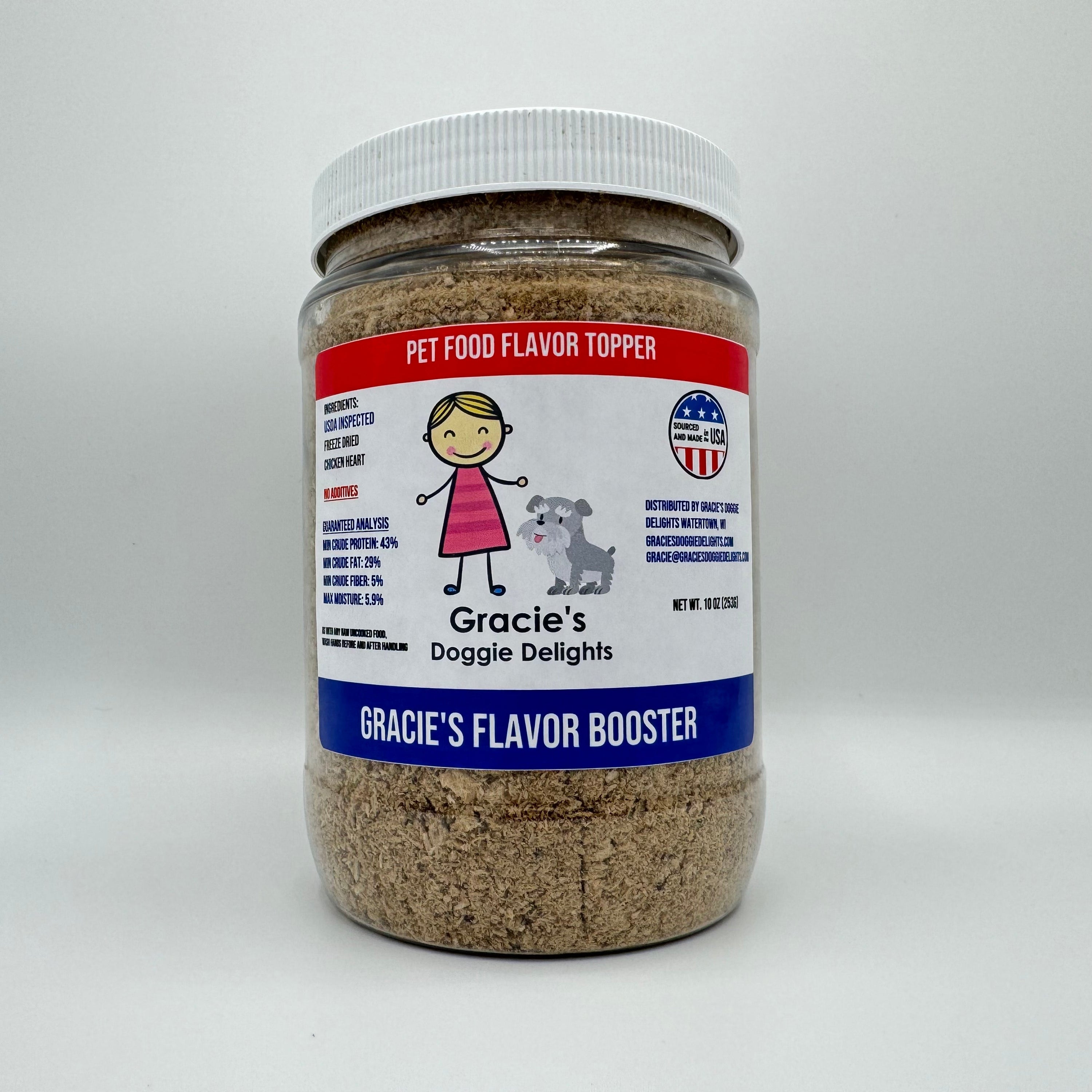 Gracie’s Flavor Booster Pet Food Toppers – All-Natural Freeze-Dried Enhancers