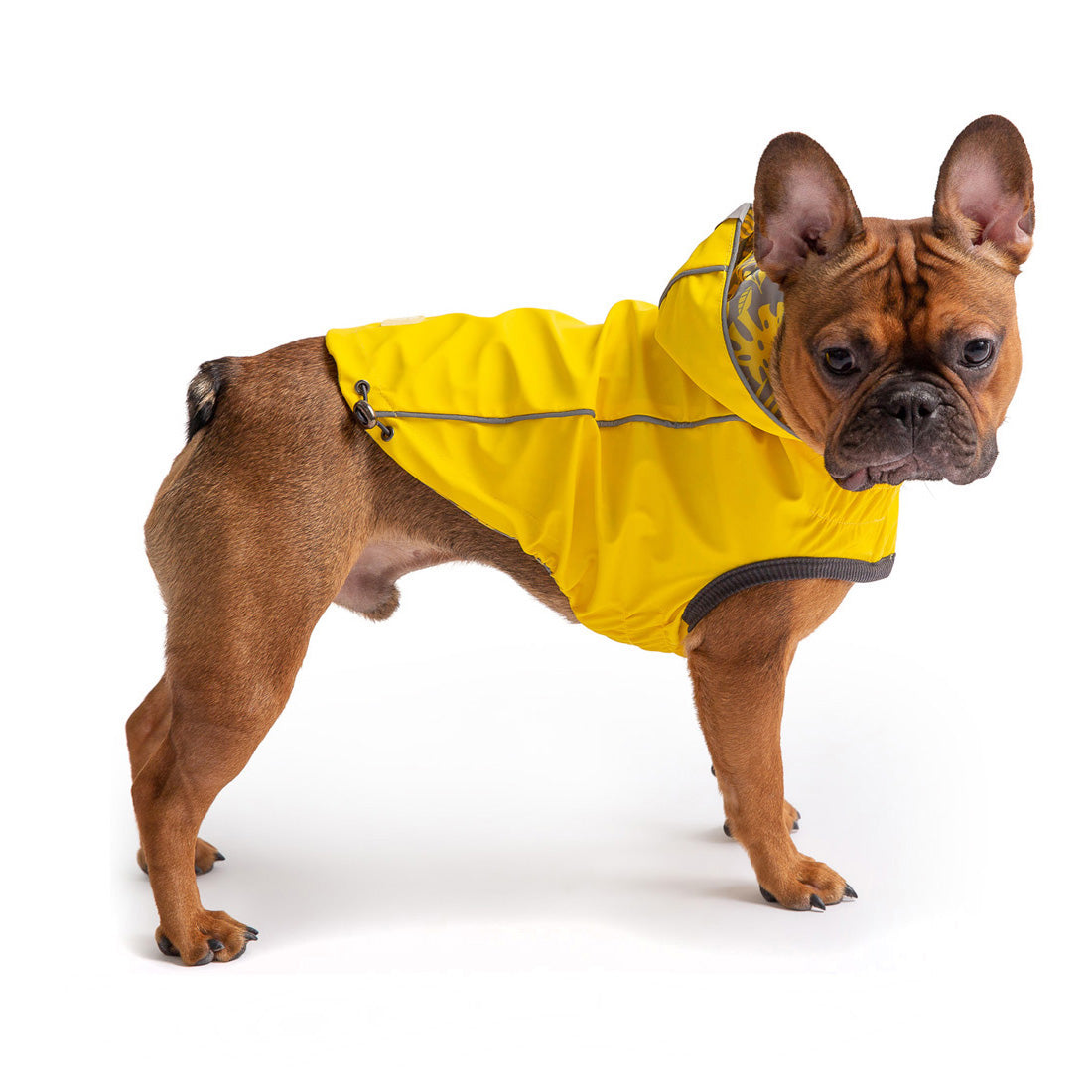 GF PET® Elasto-FIT® Reversible Waterproof Dog Raincoat - Yellow