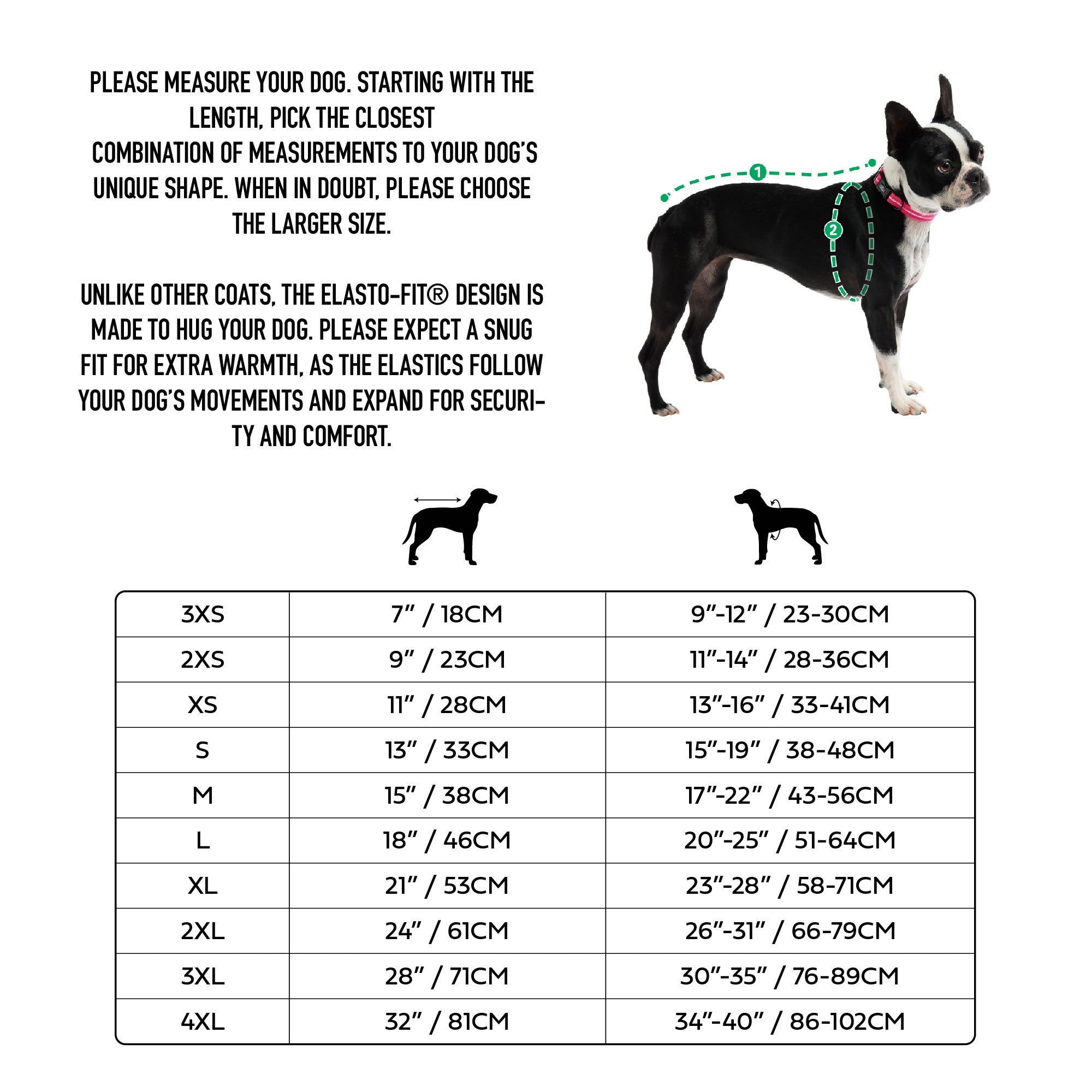 GF PET® Elasto-FIT® Reversible Waterproof Dog Raincoat - Navy/Navy
