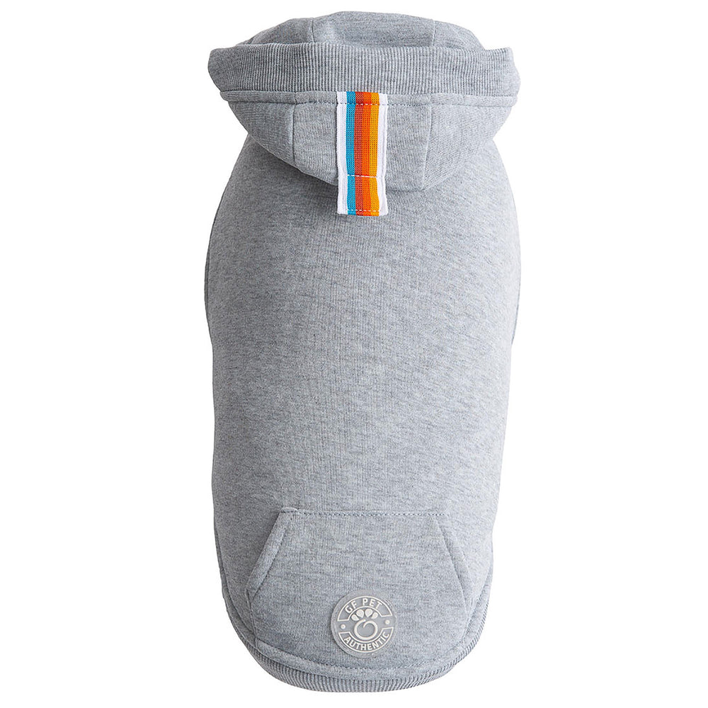 GF PET® Urban Dog Hoodie – Heather Grey, Adjustable Elasto-Fit® Design