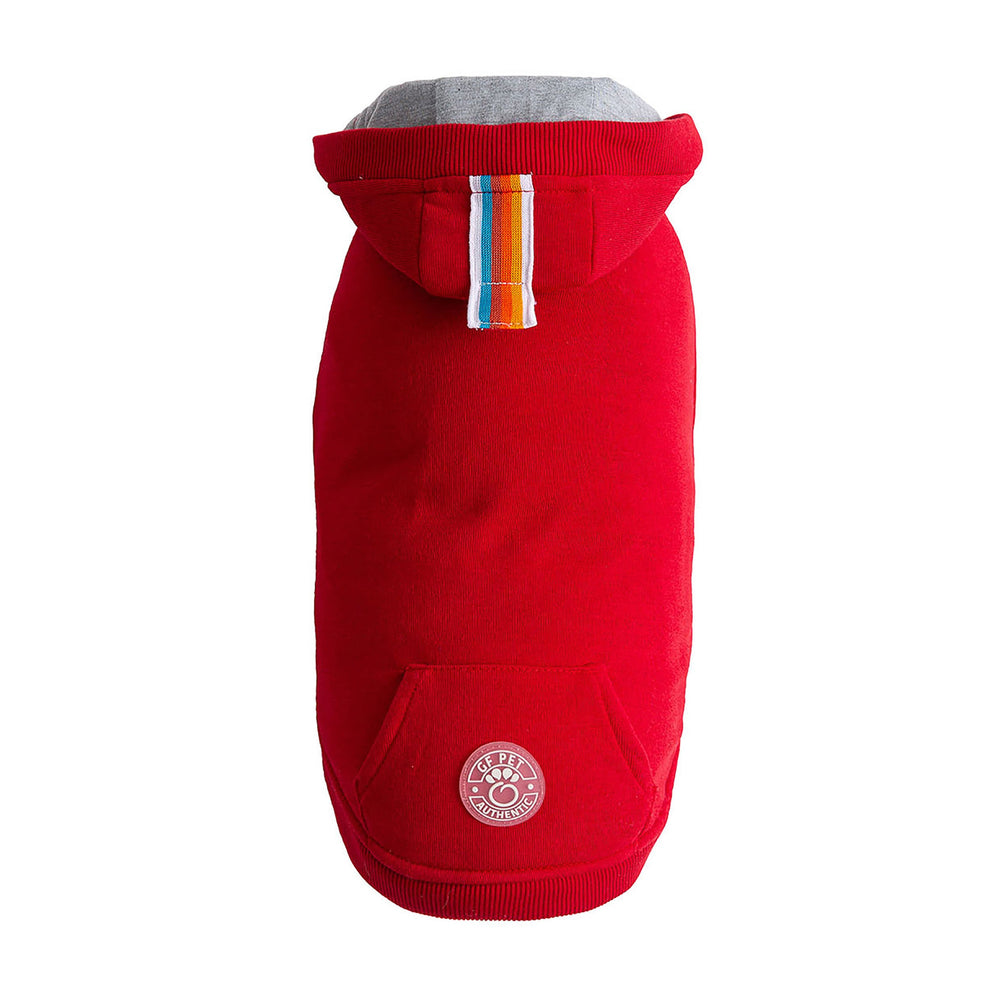 GF PET® Urban Dog Hoodie – Red, Adjustable Elasto-Fit® Design