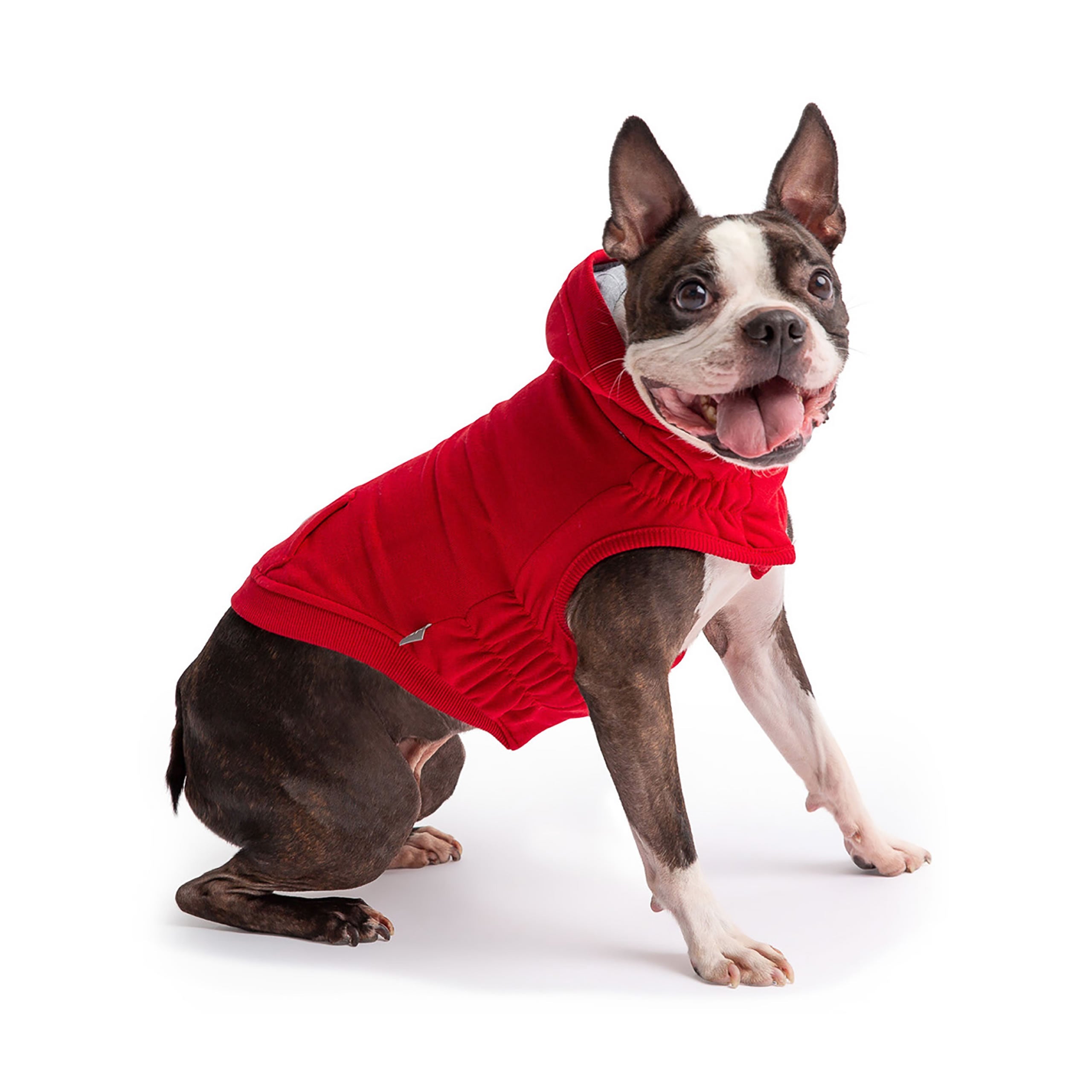 GF PET® Urban Dog Hoodie – Red, Adjustable Elasto-Fit® Design