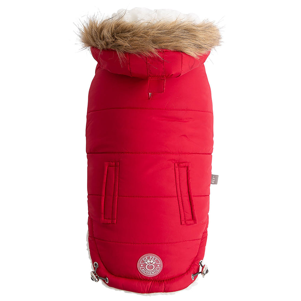 GF PET® Urban Dog Parka – Water-Resistant Winter Coat with Elasto-Fit® - Red