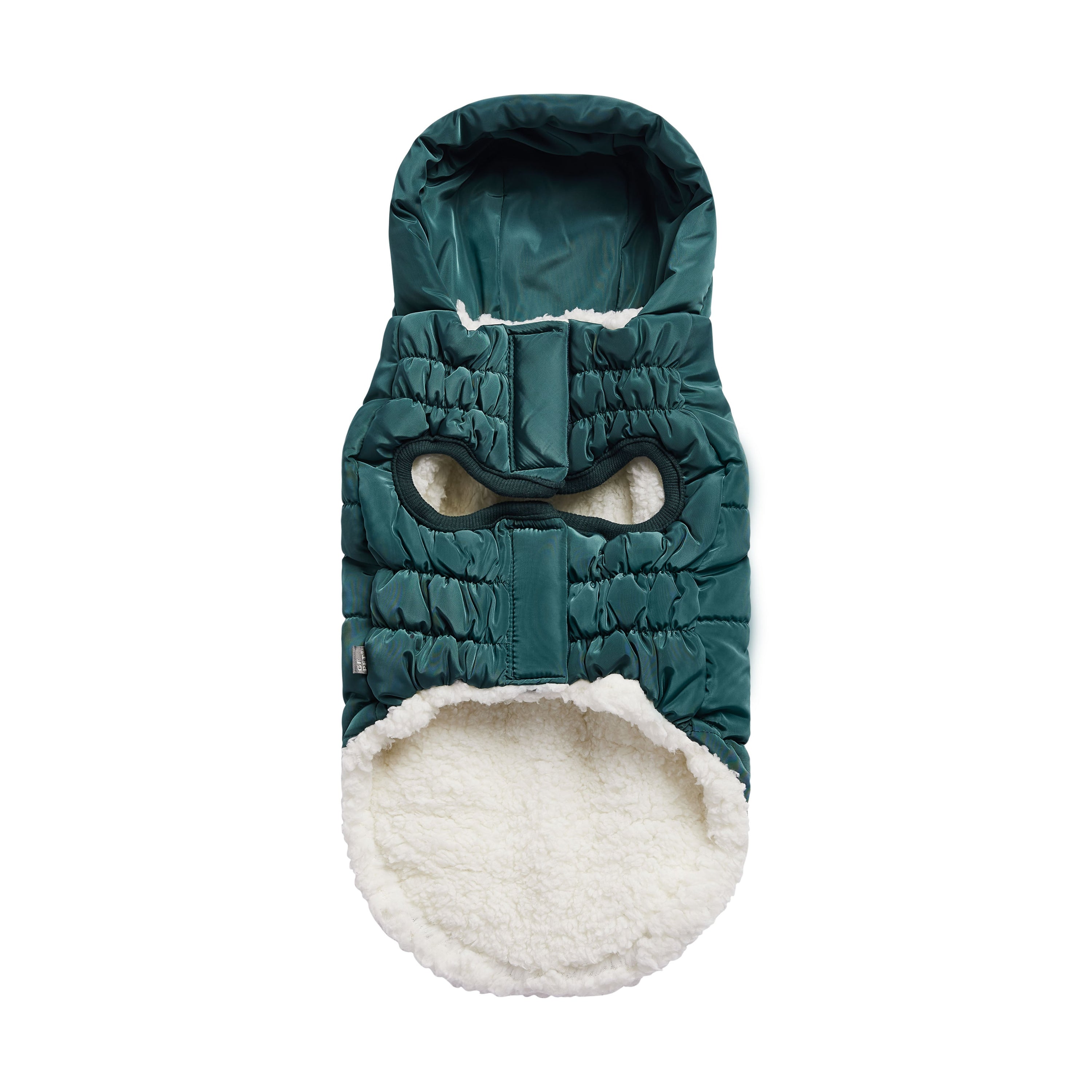 GF PET® Elasto-FIT® Puff Parka – Teal, Water-Repellent & Ultra-Warm Dog Coat