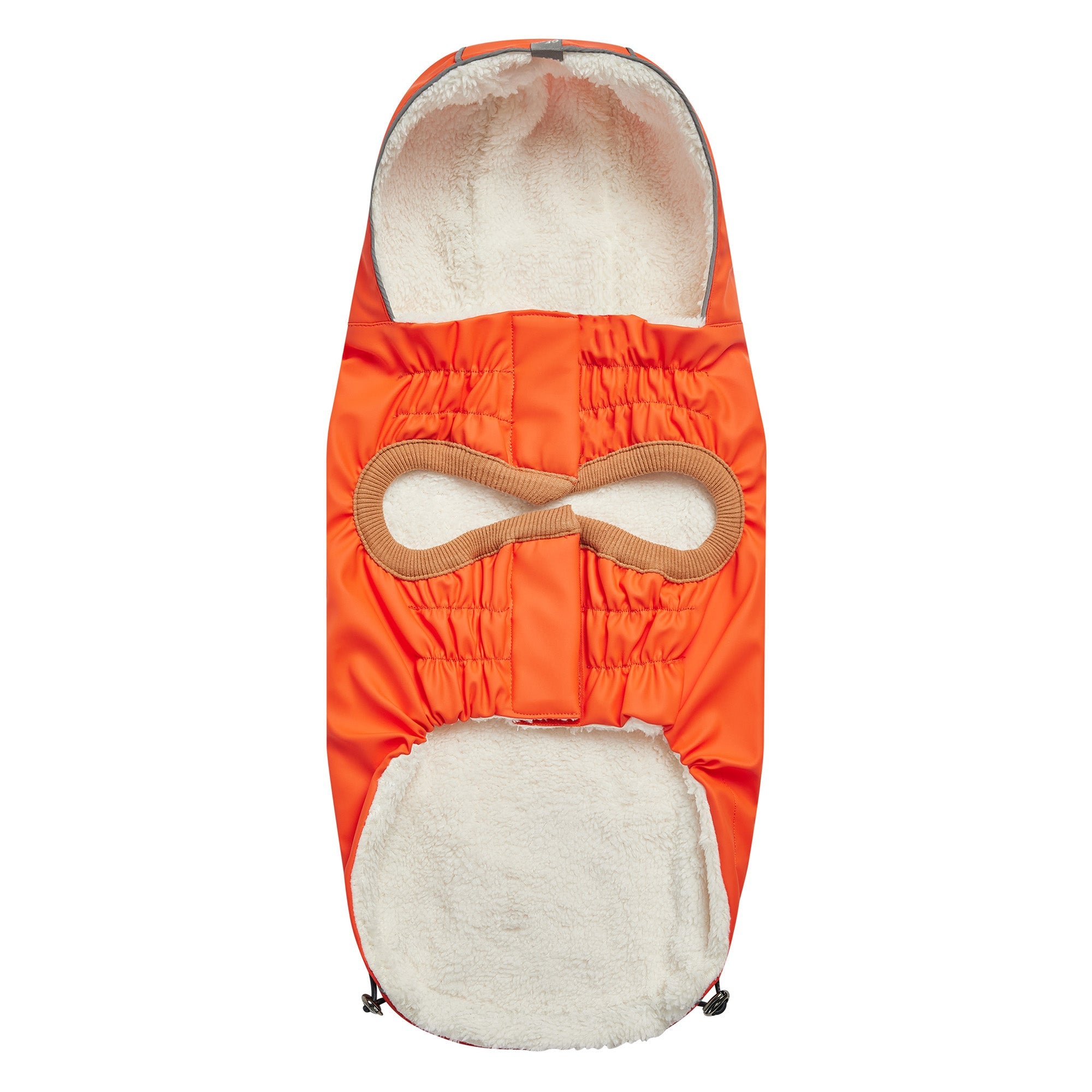 Thermal-Lined Orange Raincoat – Rain & Cold Weather Defense in One