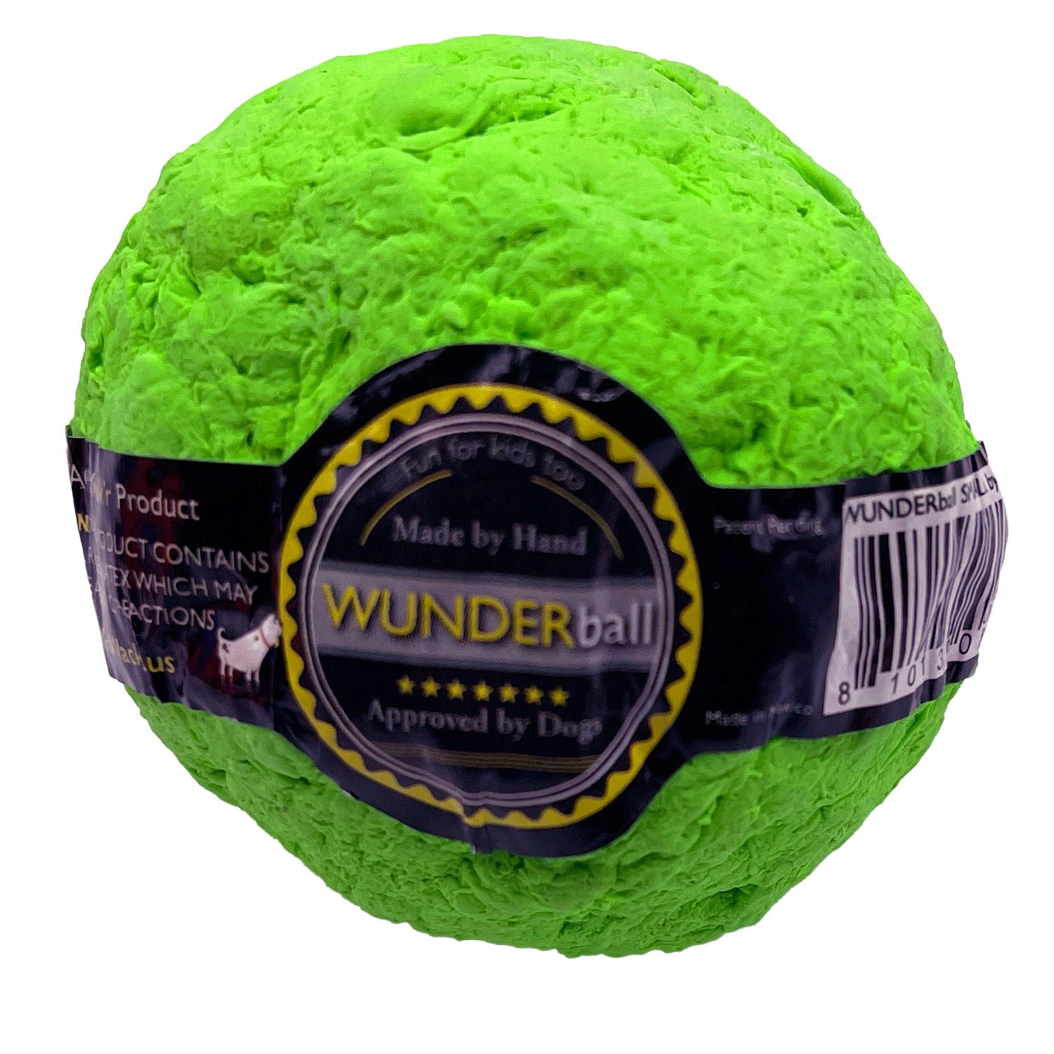 WUNDERball Natural Rubber Dog Ball – Durable Fetch Toy for Aggressive Chewers & Water Play