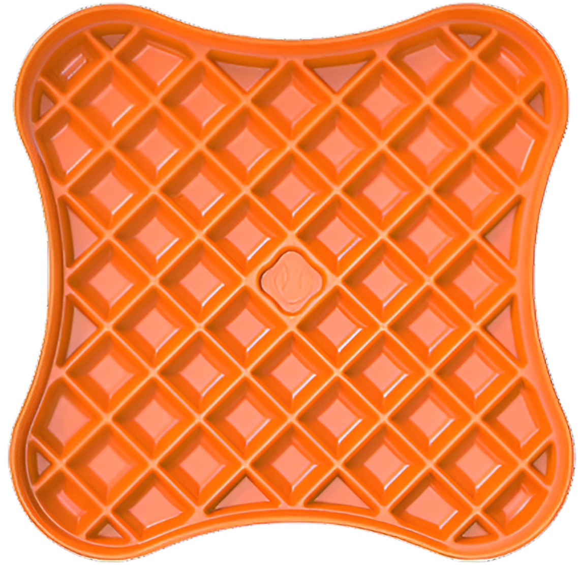 Boredom Busters Orange Slow Feeder Bowl – Anti-Gulping Dog Feeder