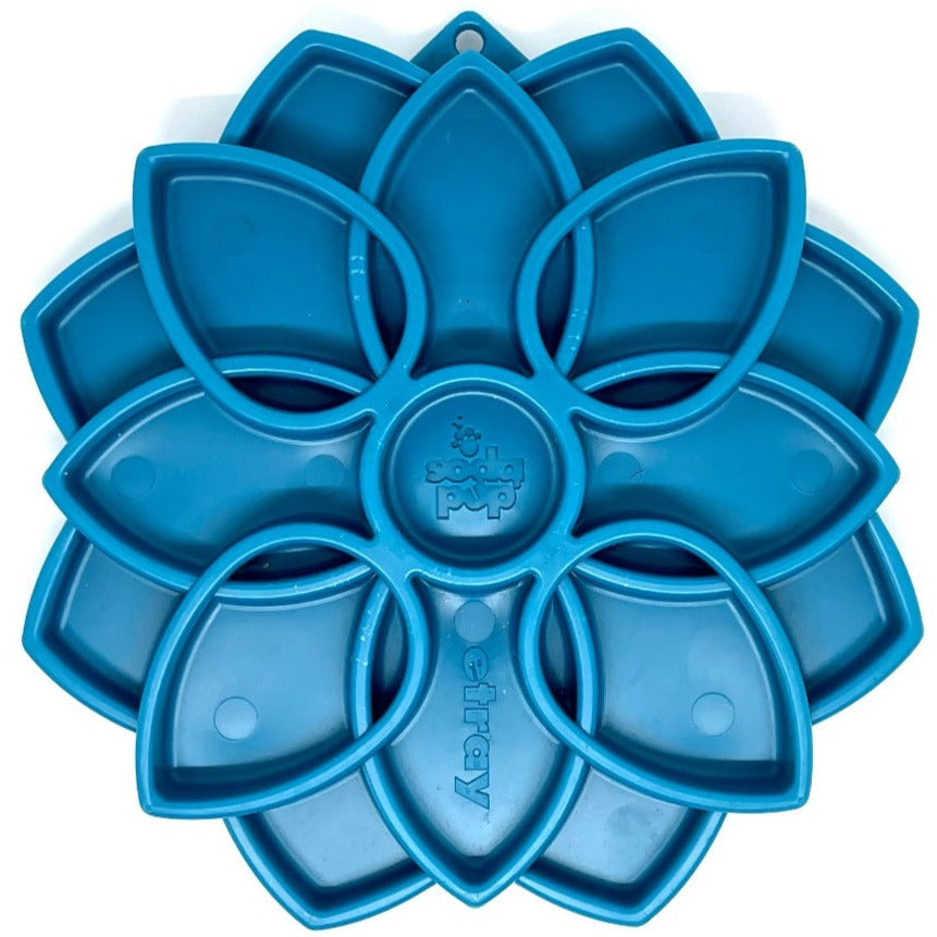 SodaPup Mandala Slow Feeder for Dogs – Enrichment Lick Mat & Puzzle Feeding Tray