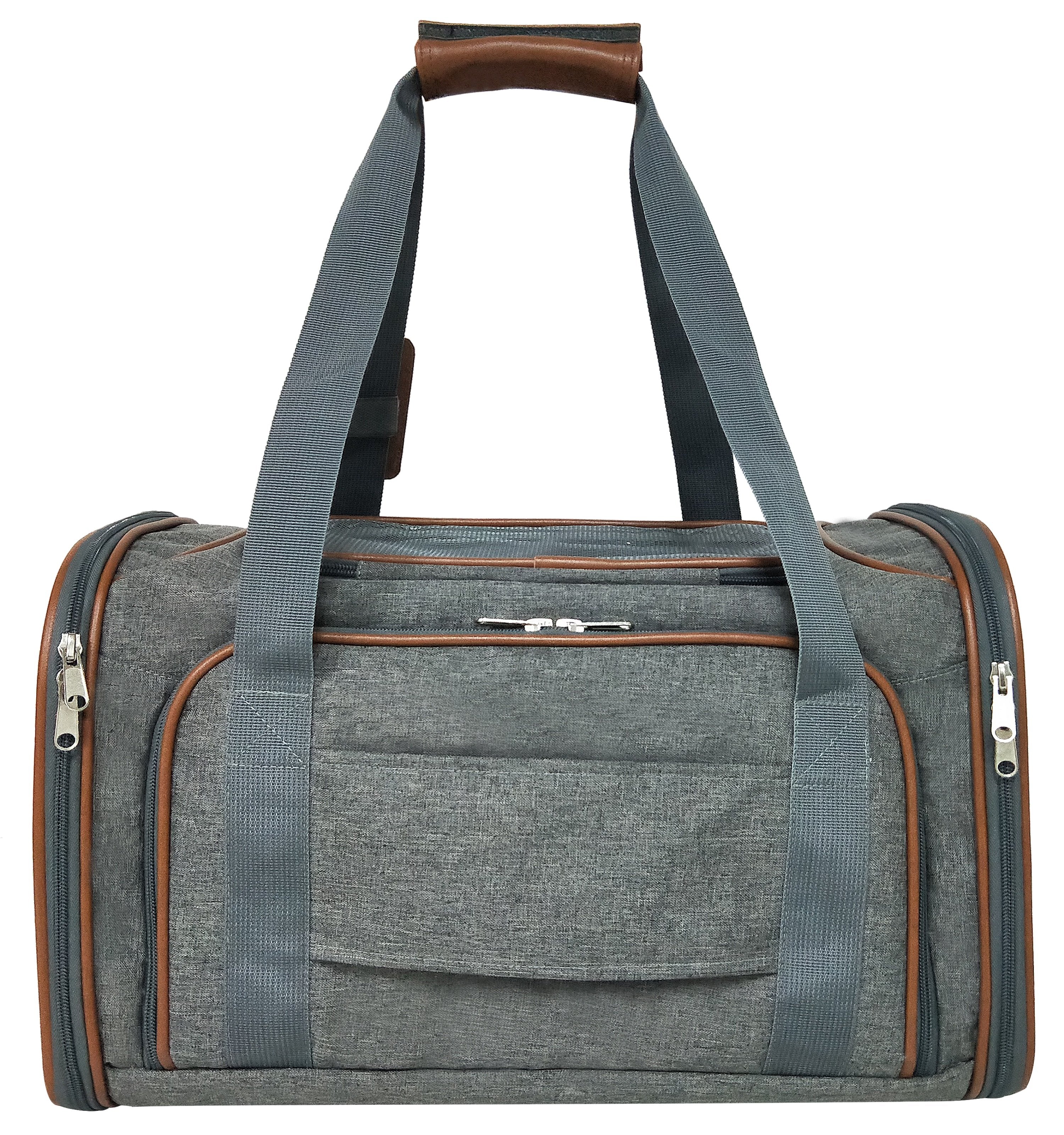 Expandable Soft-Sided Pet Carrier by Mr. Peanut’s – Airline-Approved for Travel