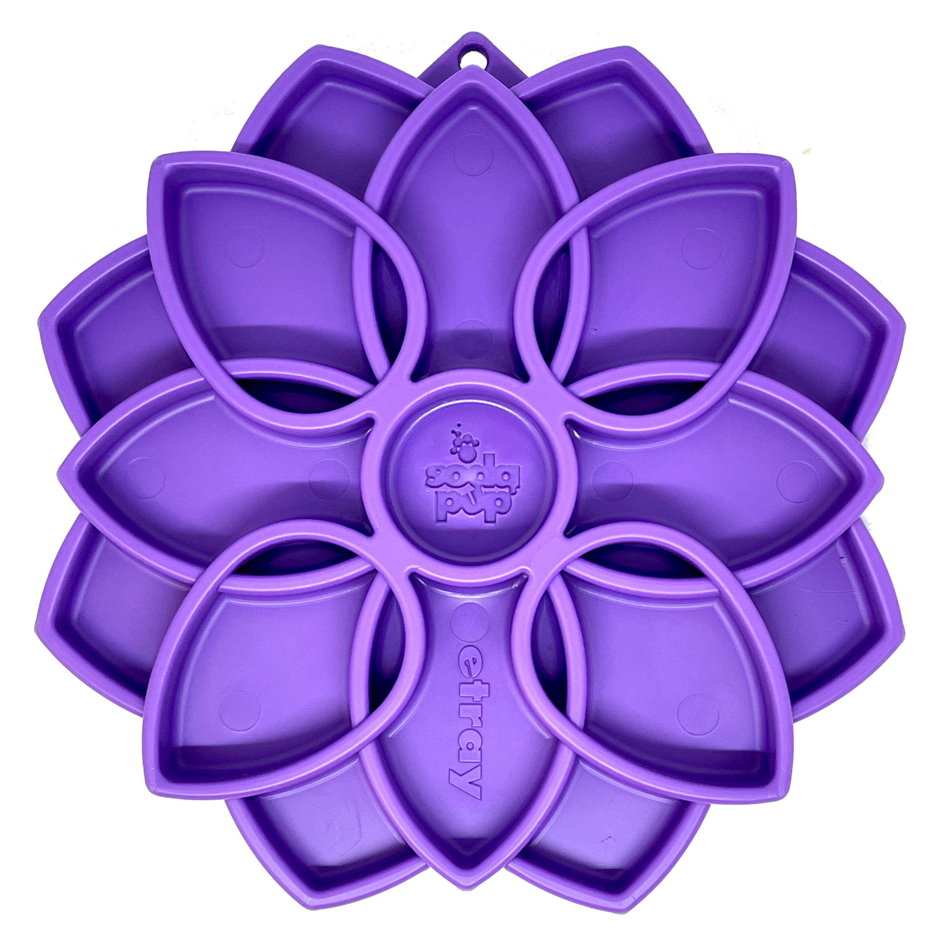 SodaPup Mandala Slow Feeder for Dogs – Enrichment Lick Mat & Puzzle Feeding Tray