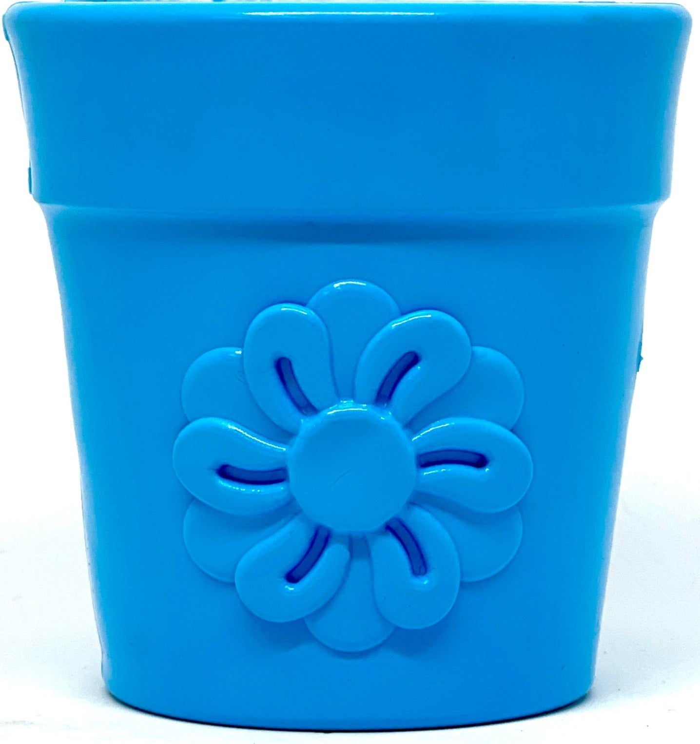 SodaPup Flower Pot Treat Dispenser for Dogs – Durable Rubber Enrichment Toy for Power Chewers