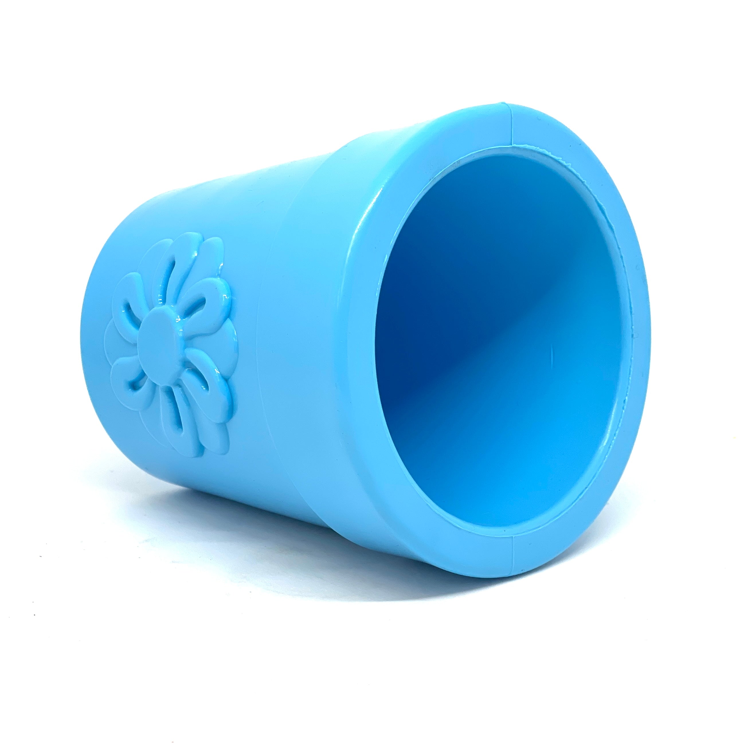 SodaPup Flower Pot Treat Dispenser for Dogs – Durable Rubber Enrichment Toy for Power Chewers