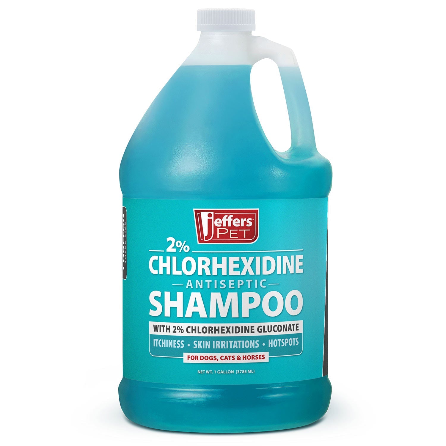 Jeffers 2% Chlorhexidine Medicated Shampoo – Antiseptic Skin & Coat Shampoo for Dogs, Cats & Horses