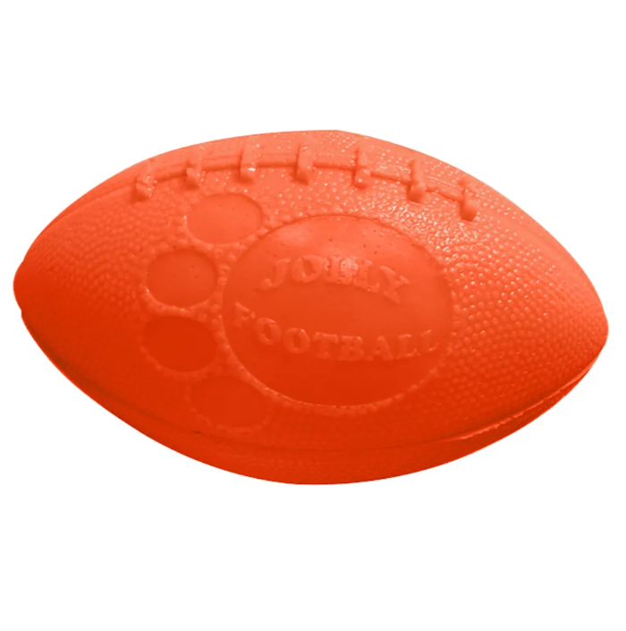 Jolly Pets Jolly Football – Durable Scented Dog Toy for Fetch, Chase & Water Play