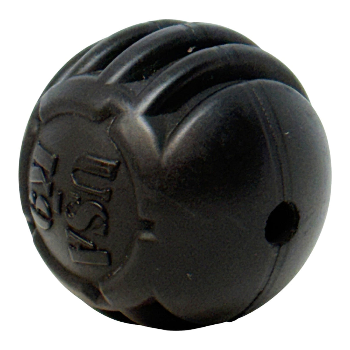 USA-K9 Stars & Stripes Magnum Black Dog Toy – Extreme Chewer Ball & Treat Dispenser