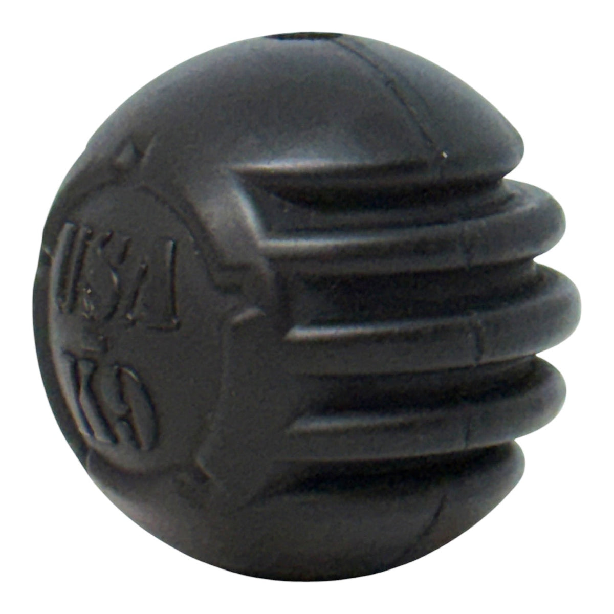 USA-K9 Stars & Stripes Magnum Black Dog Toy – Extreme Chewer Ball & Treat Dispenser