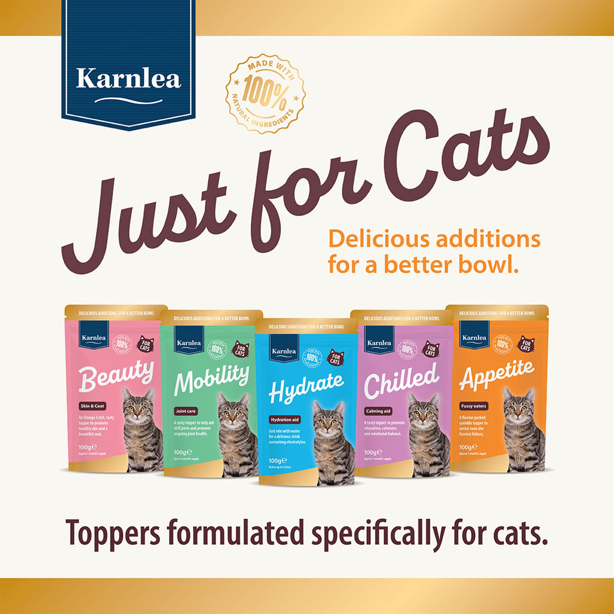 Beauty Omega-3 Skin & Coat Supplement & Food Topper for Cats