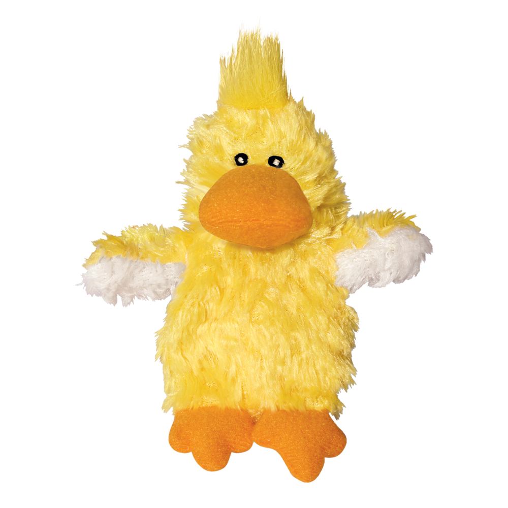KONG Dr. Noyz Animal Duck Friend – Soft XS Plush Dog Toy with Removable Squeaker