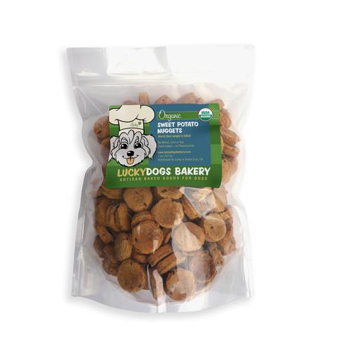 Lucky’s Sweet Potato Nuggets – Organic Fresh-Baked Dog Treats with Yams