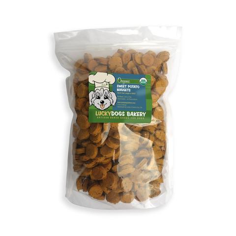 Lucky’s Sweet Potato Nuggets – Organic Fresh-Baked Dog Treats with Yams