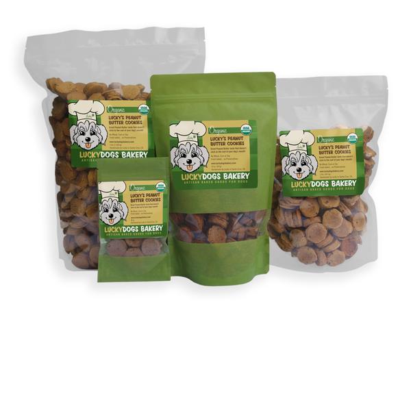 Lucky's Organic Peanut Butter Dog Treats