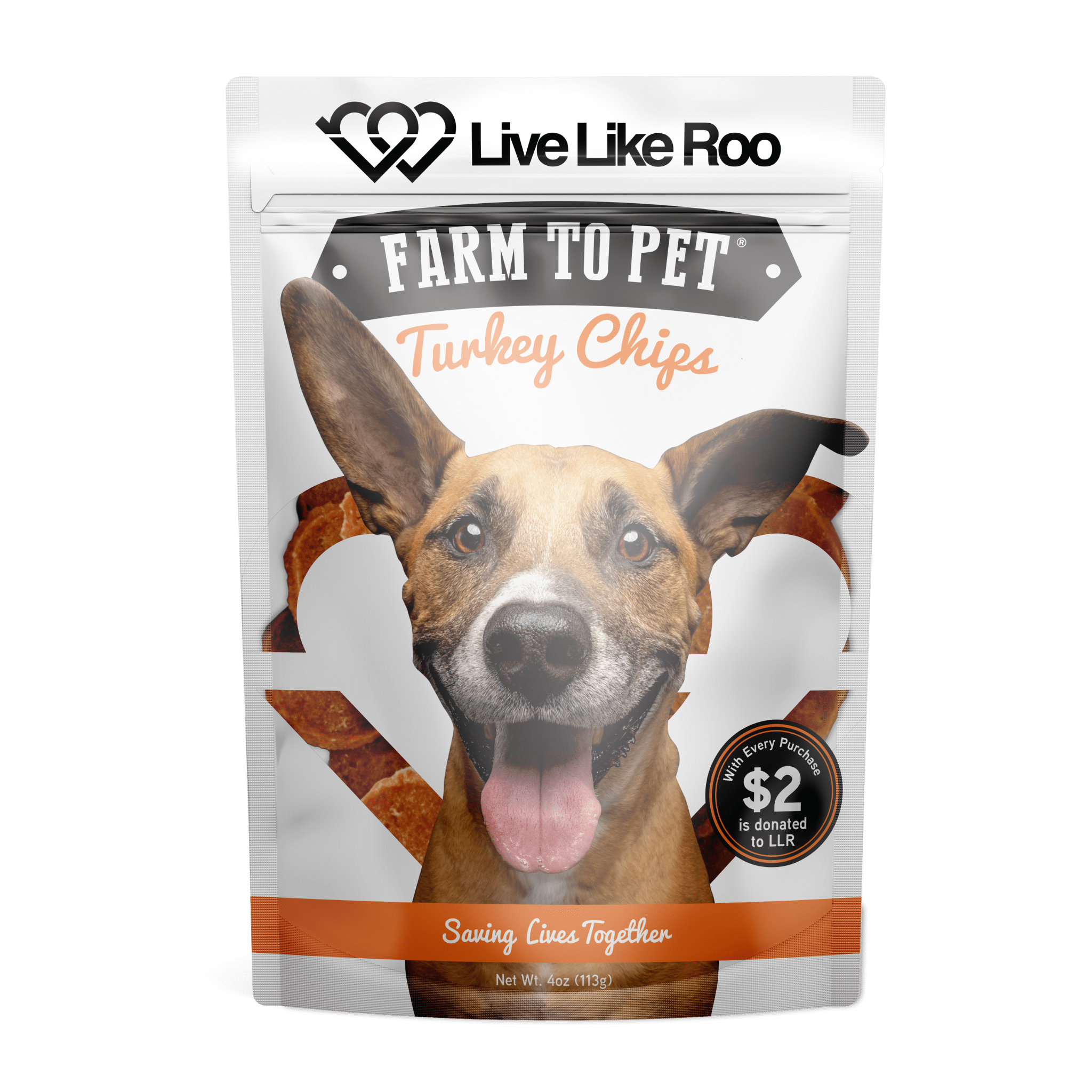 Live Like Roo Turkey Chips – Healthy Dog Treats That Support Canine Cancer Care