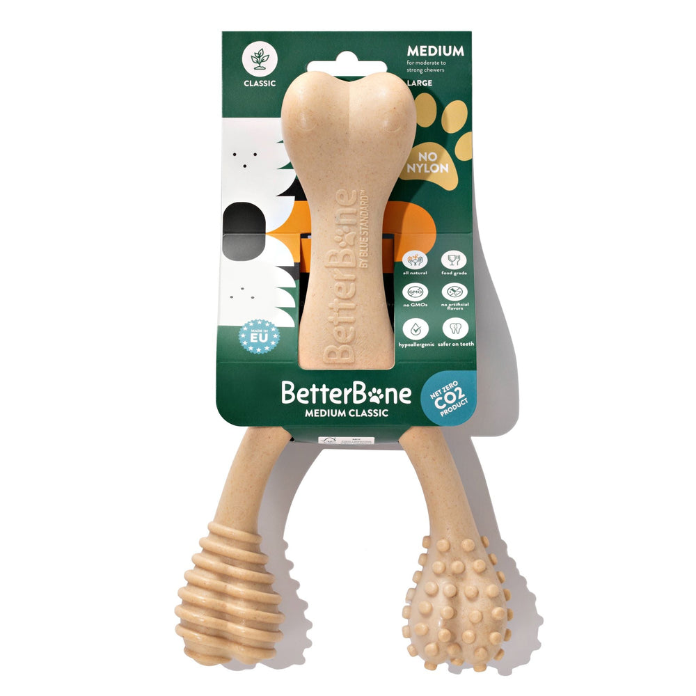 BetterBone MEDIUM Durable Dog Chew Toy Made from Natural, Non-Toxic Ingredients