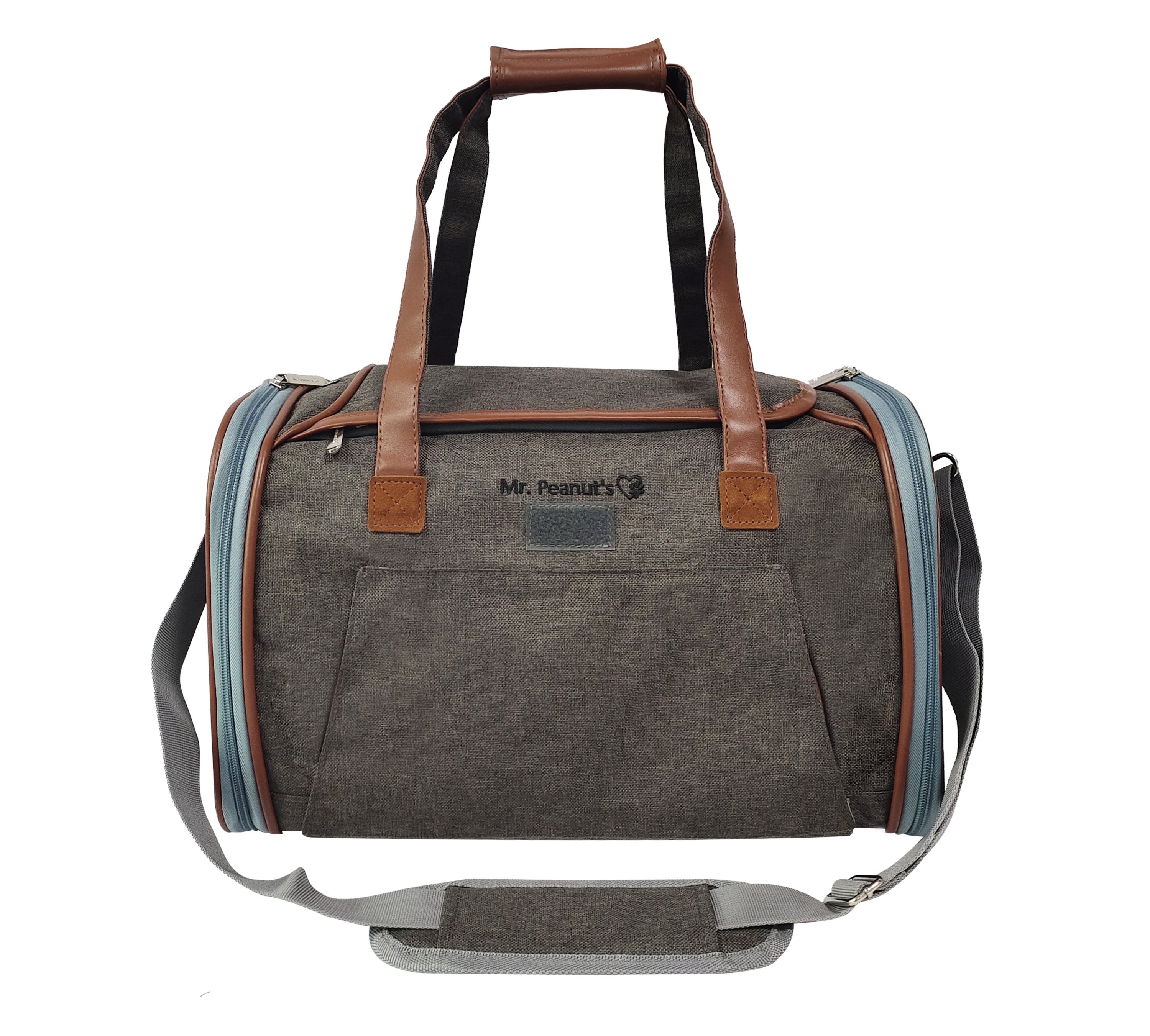 Mr. Peanut’s Gold Series Expandable Pet Carrier – Airline Compliant Soft-Sided Travel Bag for Small Dogs & Cats