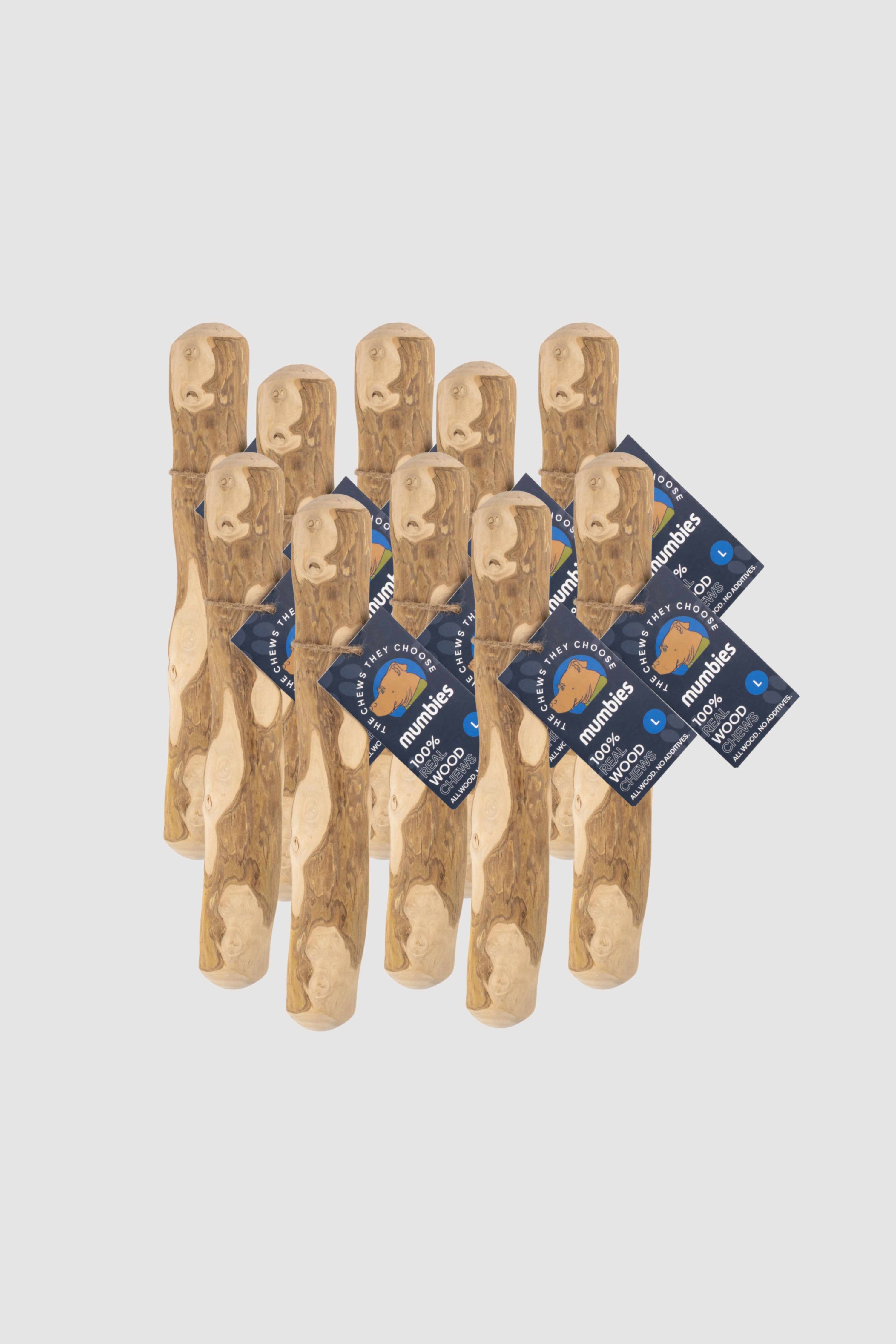 Mumbies Coffee Tree Wood Chew – Safe, Splinter-Resistant Natural Dog Chew